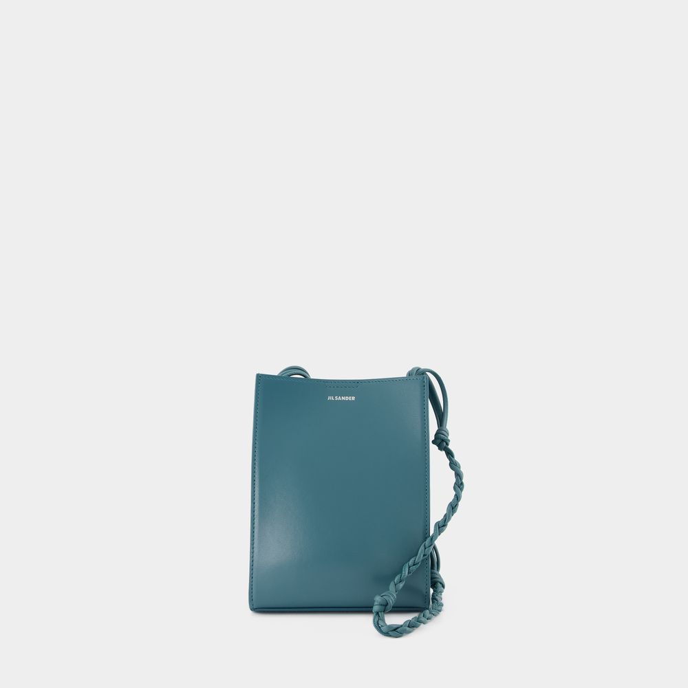 Tangle Kleine Schoudertas - Jil Sander - Leer - Groen