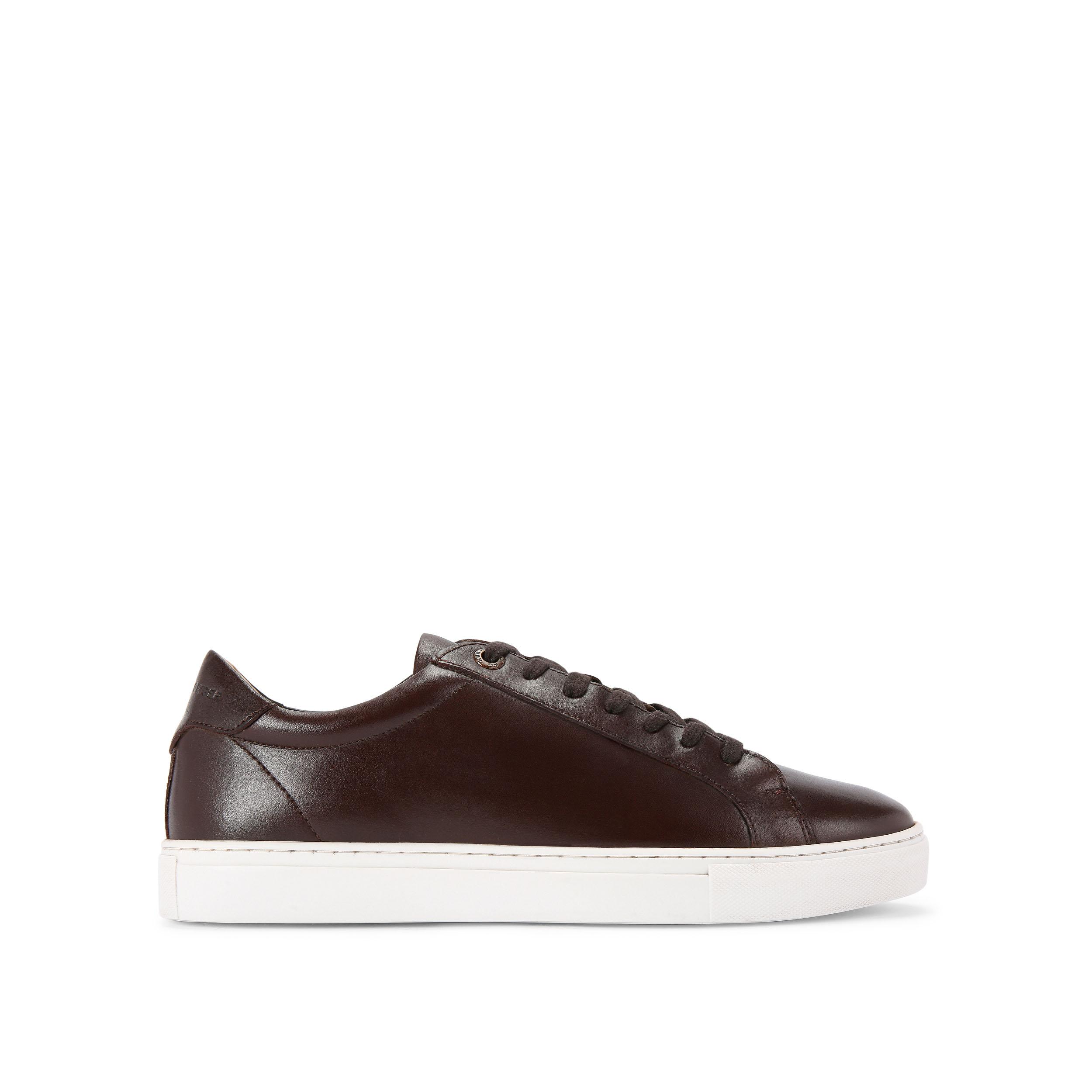 KG Kurt Geiger Mens Leather Fire Sneakers - Brown - Size UK 6