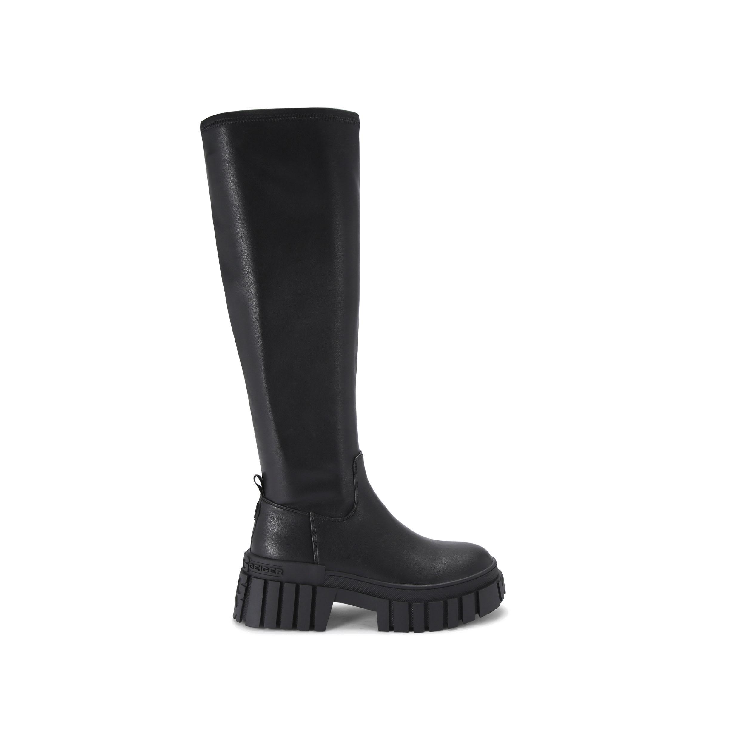 Kg Kurt Geiger Women's Black Tegan Sock Knee In Size 4 - Image 2