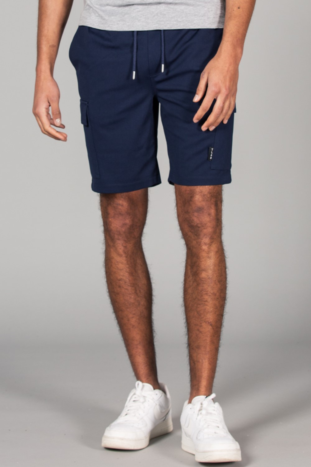Tokyo Laundry Men's Blue Cargo-Style Shorts In | Size: Xl - Image 2