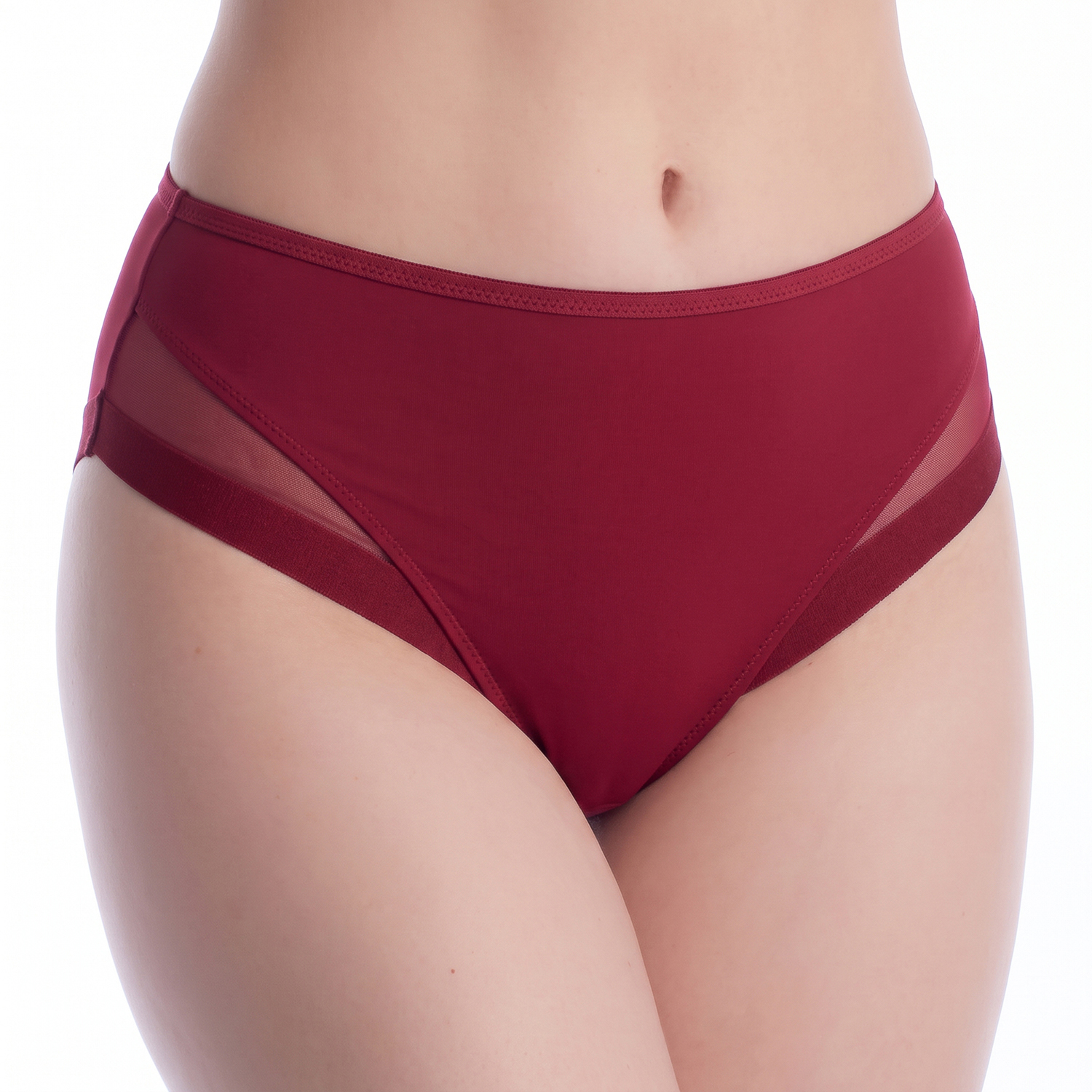 Ruimvallende damesonderbroek met tule D0A63