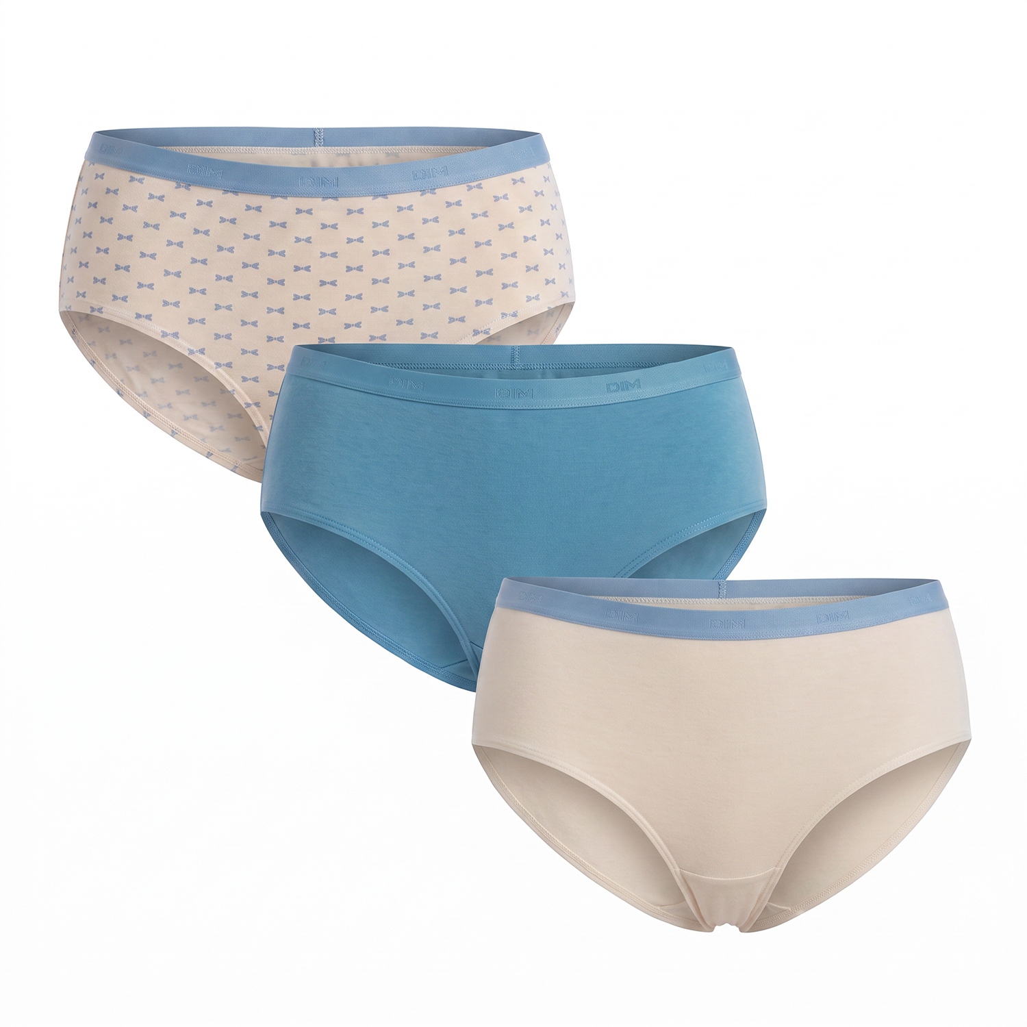 Set van 3 katoenen culottes voor dames Les Pockets D4C20