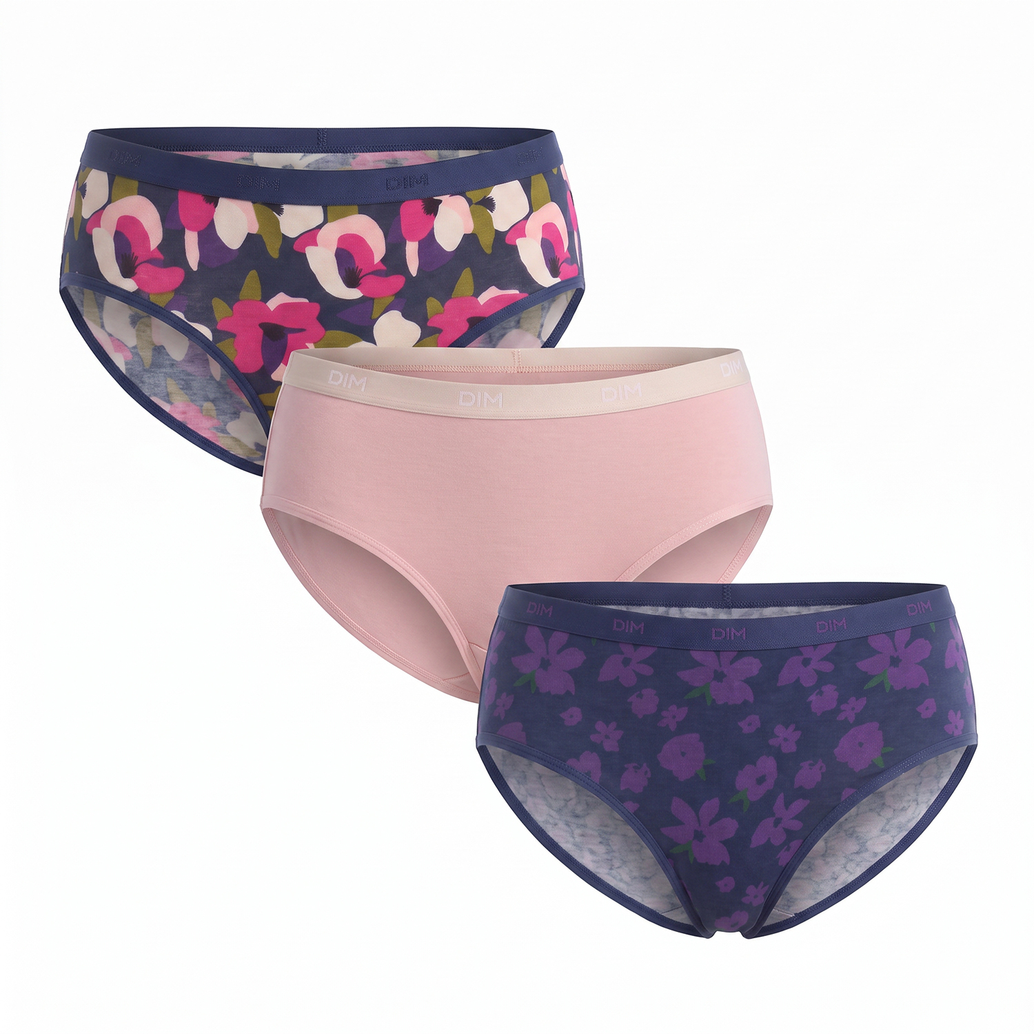 Set van 3 katoenen culottes voor dames Les Pockets D4C20
