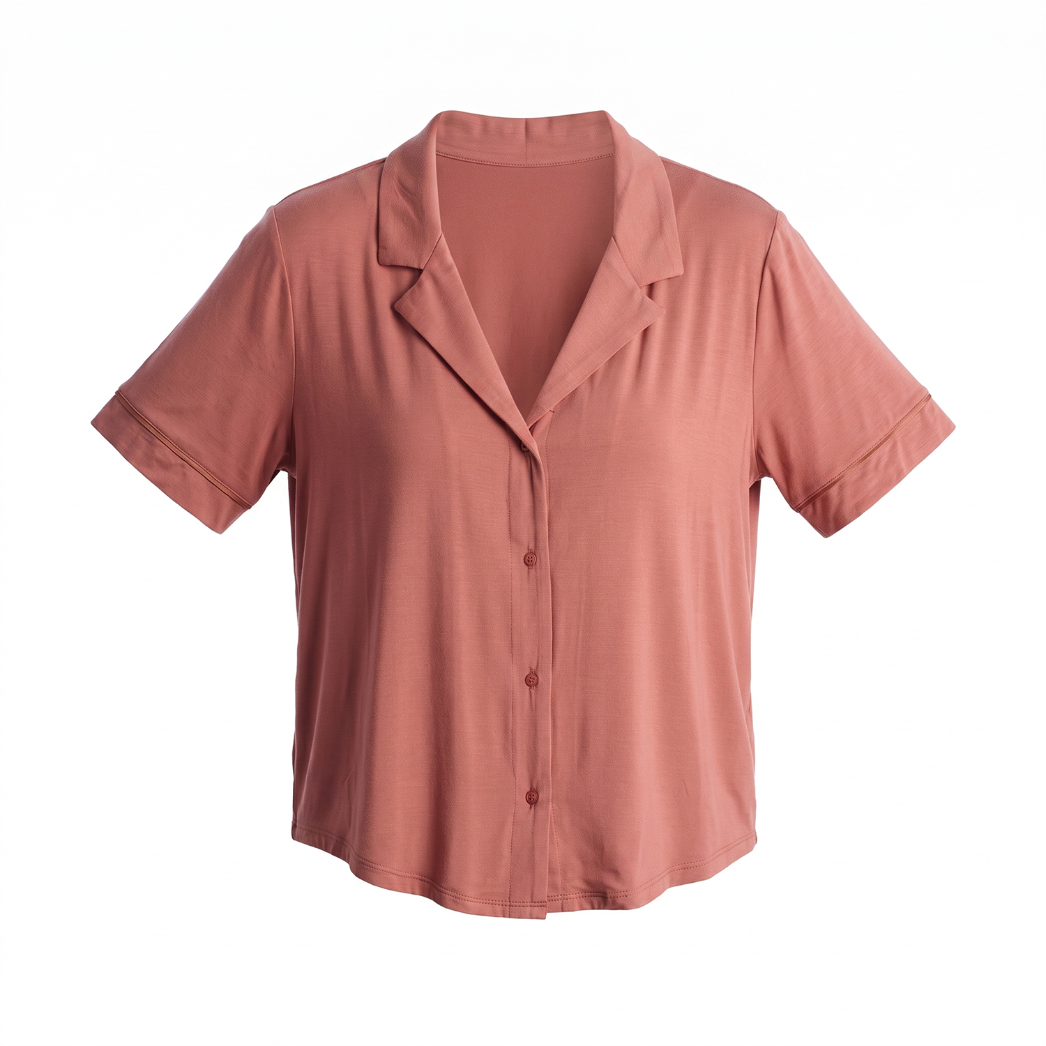Damespyjamashirt met korte mouwen 709290