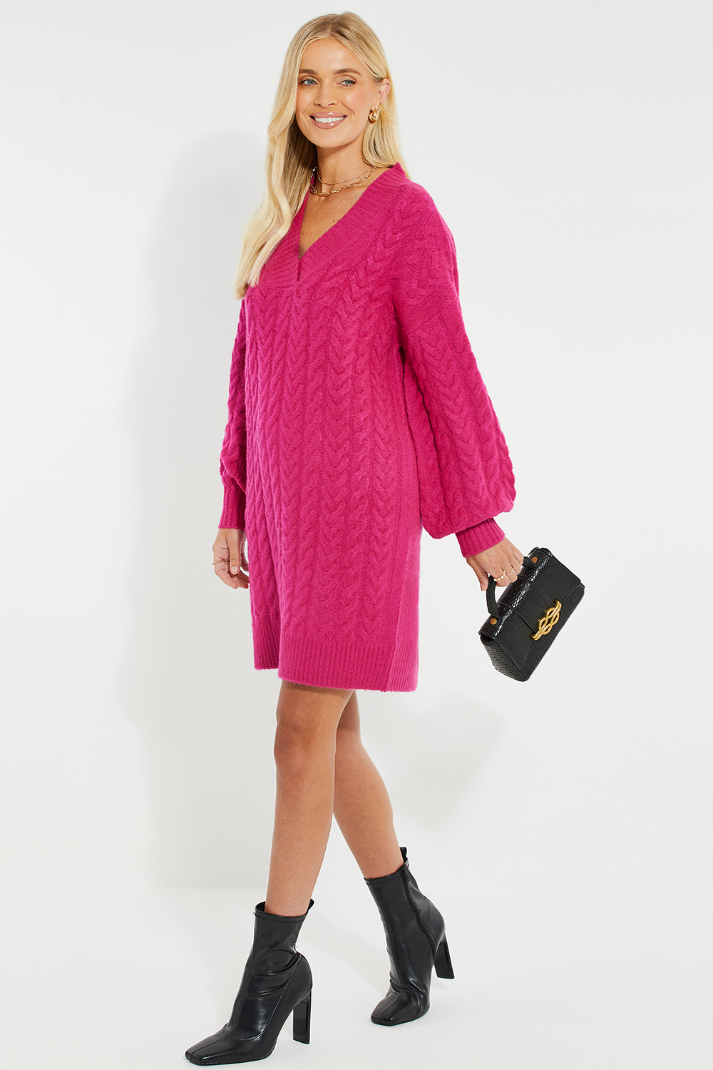 Threadbare Women's Chalk Crew Neck Jumper - Pink - 10 (S) - Image 3