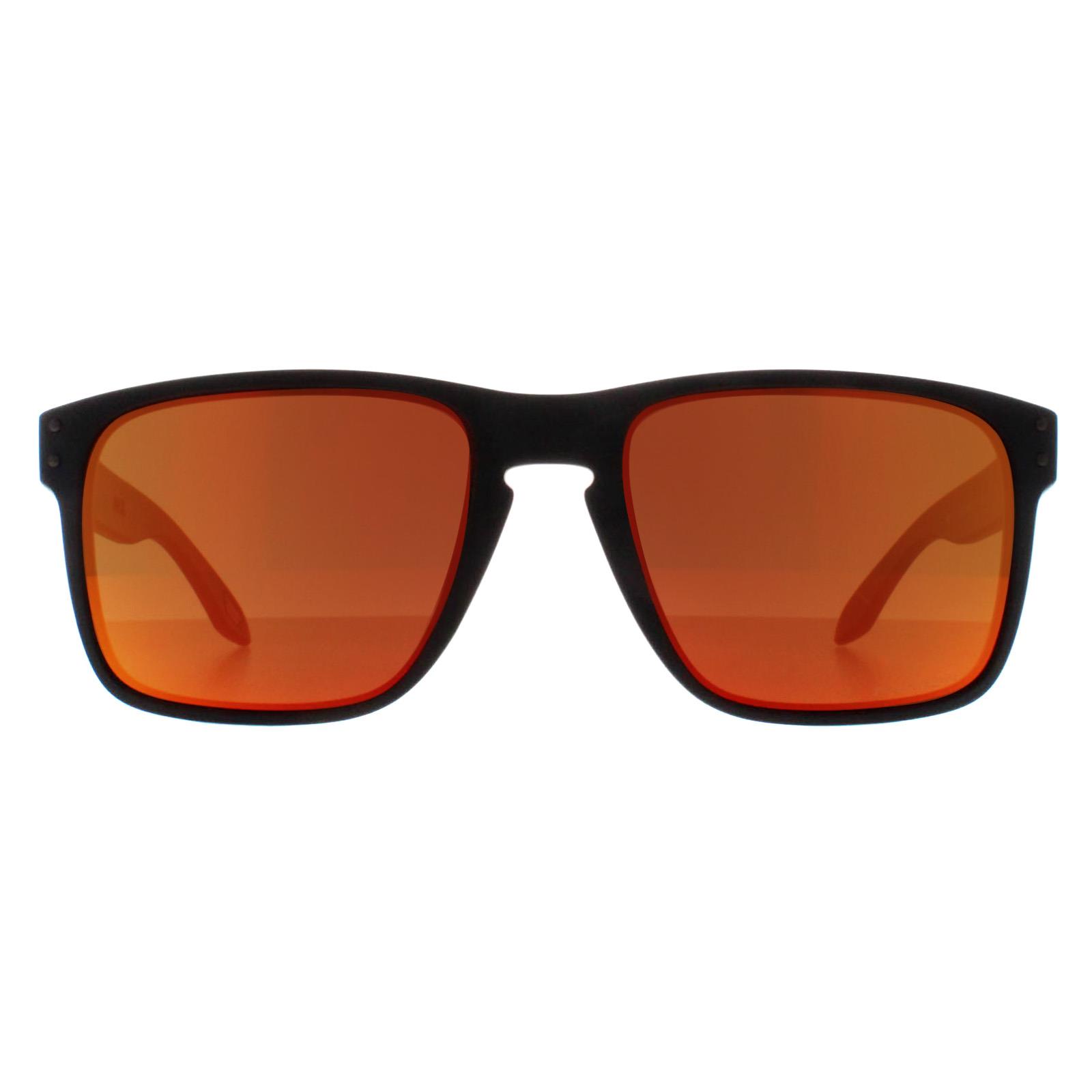 Thumbnail - Oakley Square Mens Matt Schwarz Prizm Ruby Sonnenbrillen