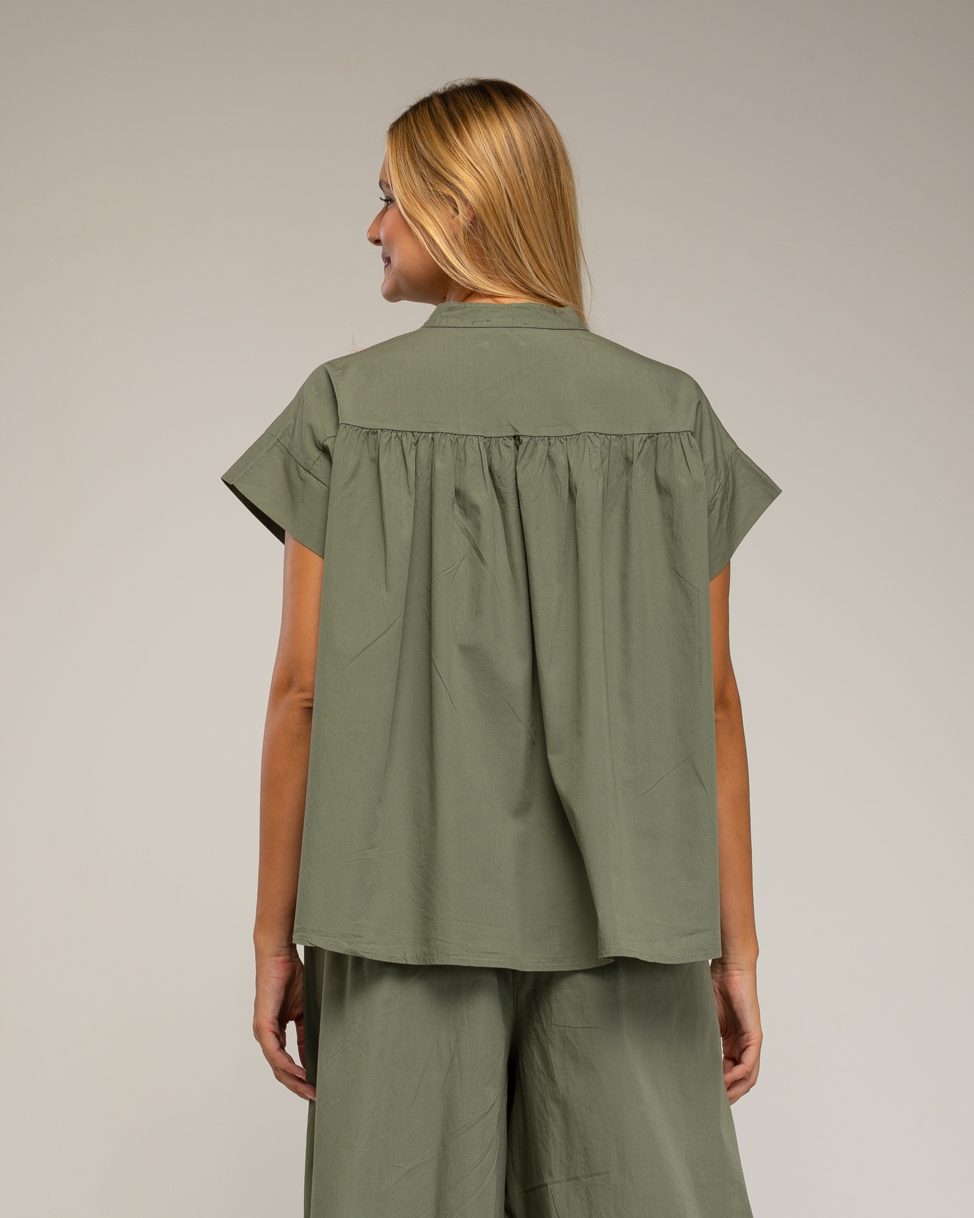 Tantra Oversized kortärmad topp med veck dam – bild 2