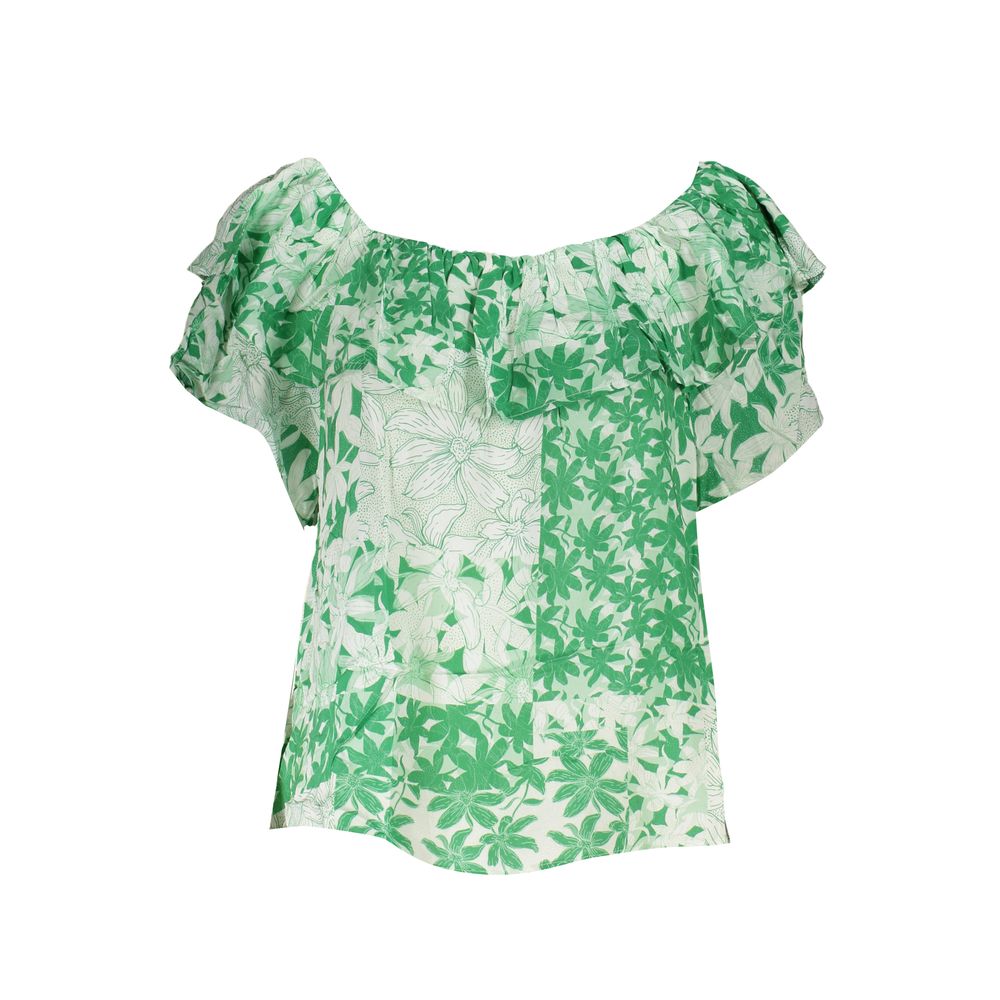 Bloemenprint Blouse Offshoulder Top