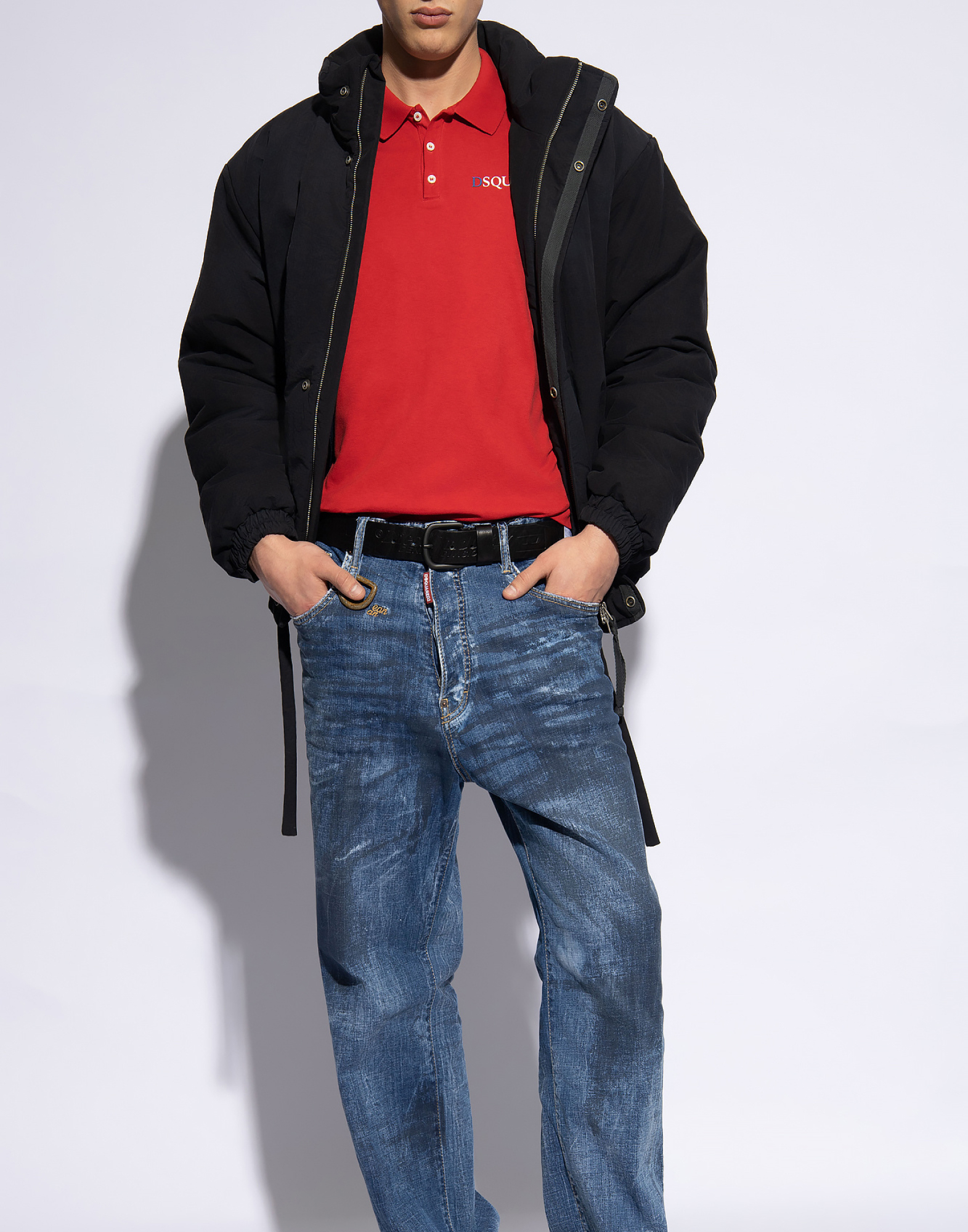 Dsquared2 Tennis Fit Logo Pikétröja herr – bild 2
