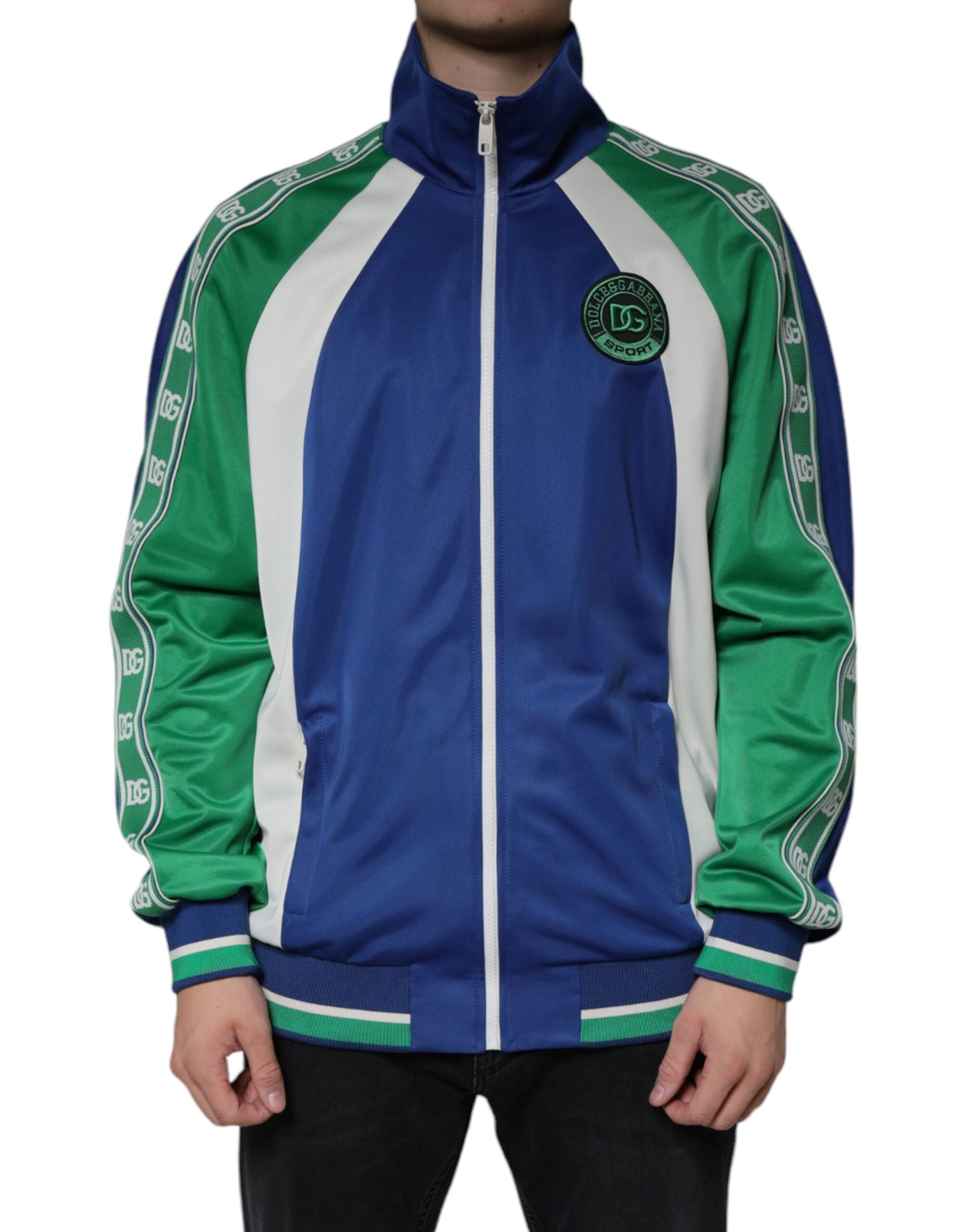 Dolce&Gabbana Färgblock Zip-up Träningsjacka herr – bild 2