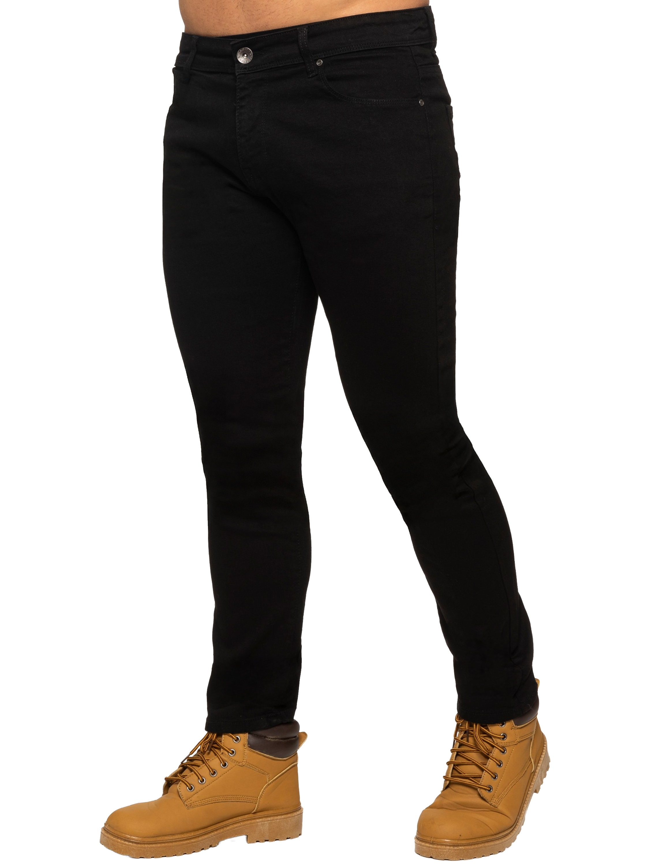 Thumbnail - Enzo Herren Slim Stretch Denim Jeans