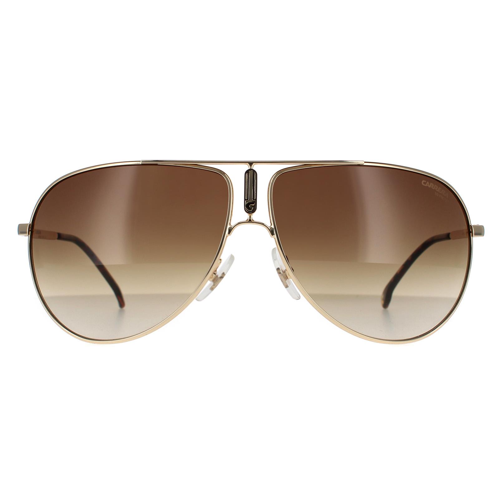 Thumbnail - Carrera Aviator Unisex Gold Braun Verlauf