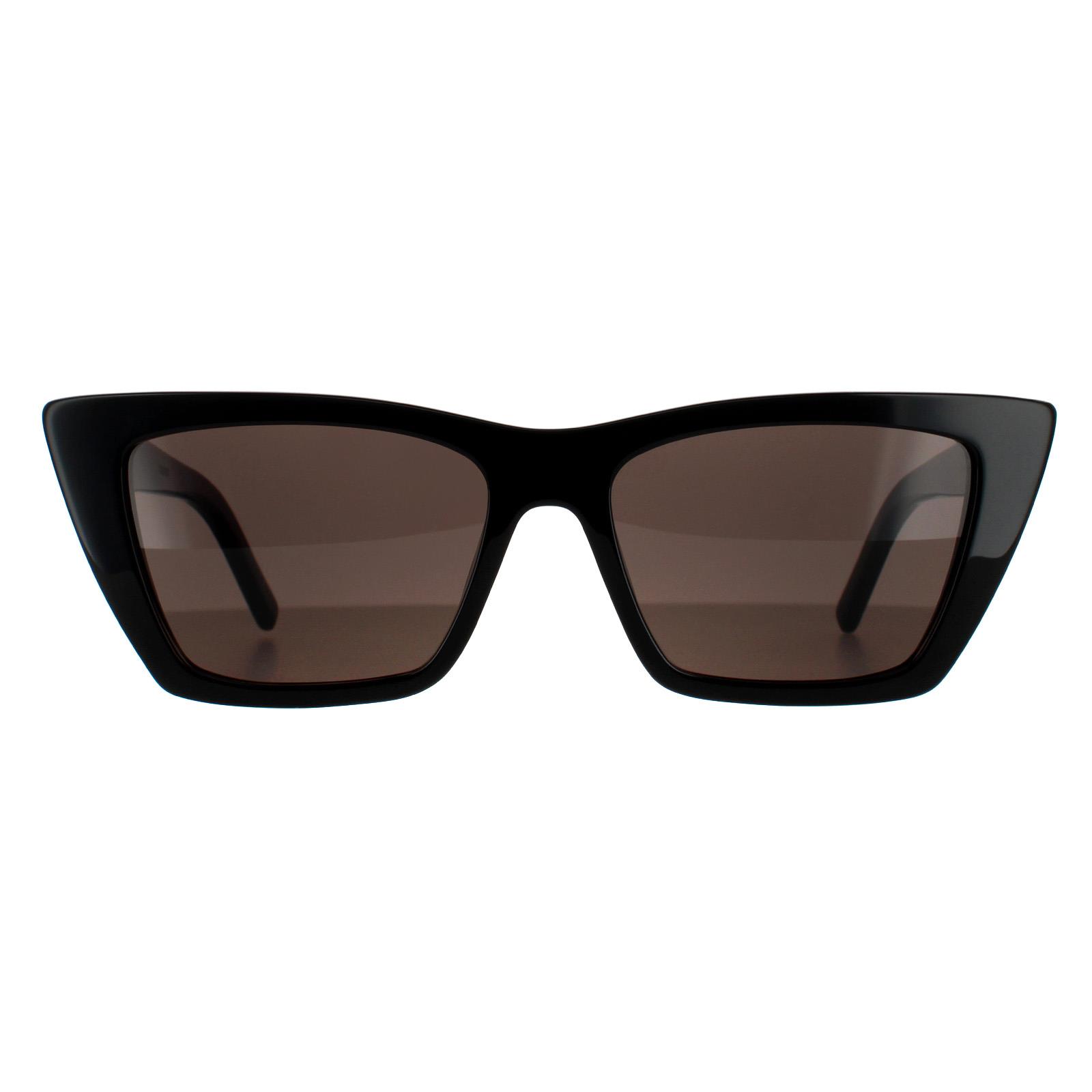 Thumbnail - Saint Laurent Katzenaugen Damen Sonnenbrille Schwarz Grau