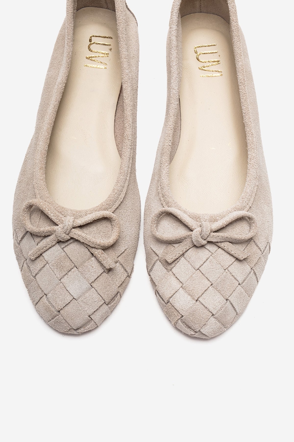 Forever & Always Nopos Läder Cap Toe Ballerina ballerinaskor dam – bild 2