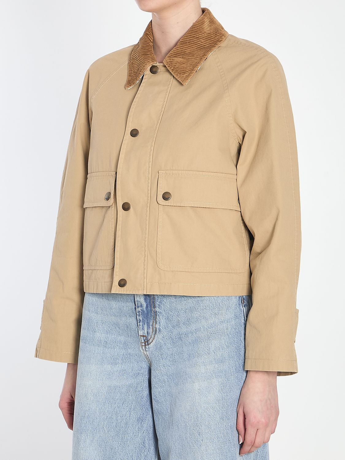 Burberry Beige bomullsjacka dam – bild 2