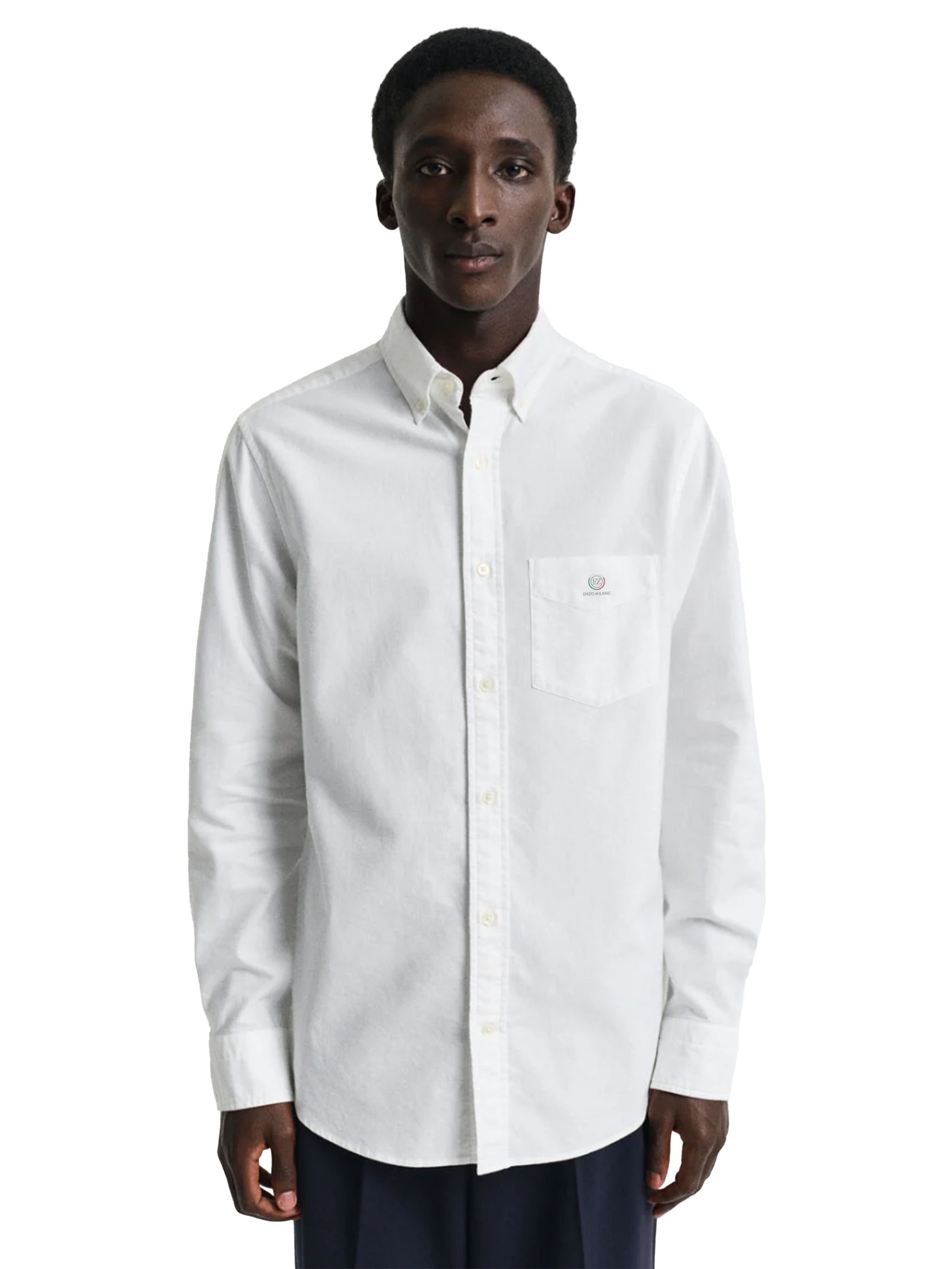 Thumbnail - Enzo | Herren Regular Fit Oxford Hemd