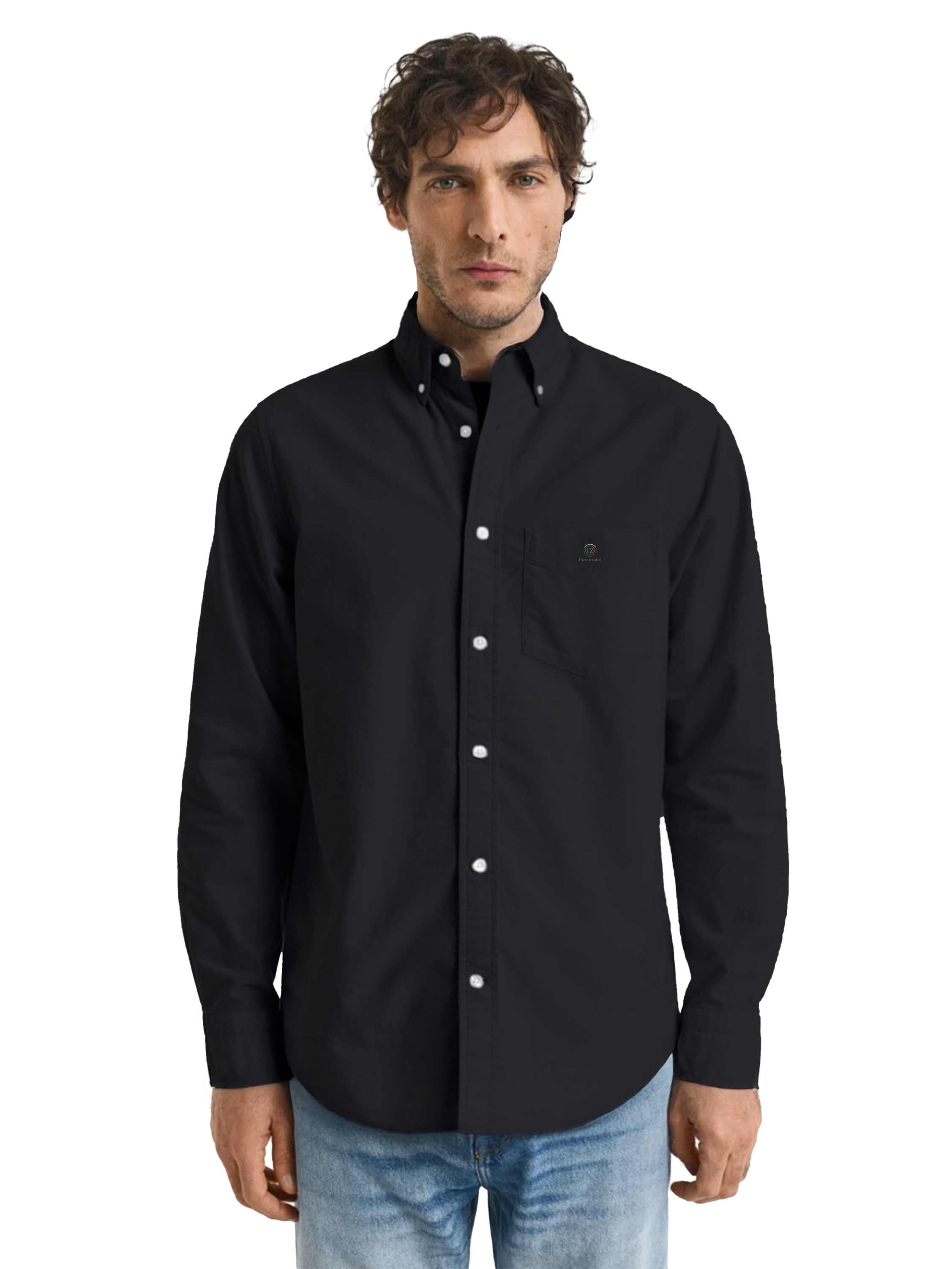 Thumbnail - Enzo | Herren Regular Fit Oxford Hemd
