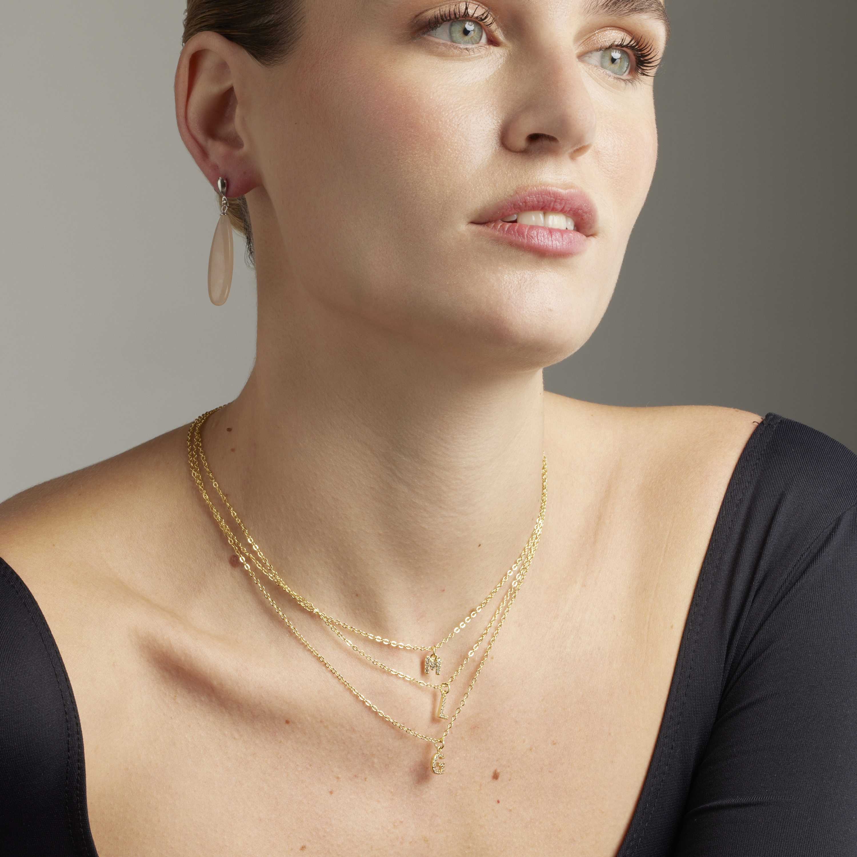 Luxenter adak-örhängen i 925 sterling silver och orange agat, rodiumpläterad finish dam – bild 2