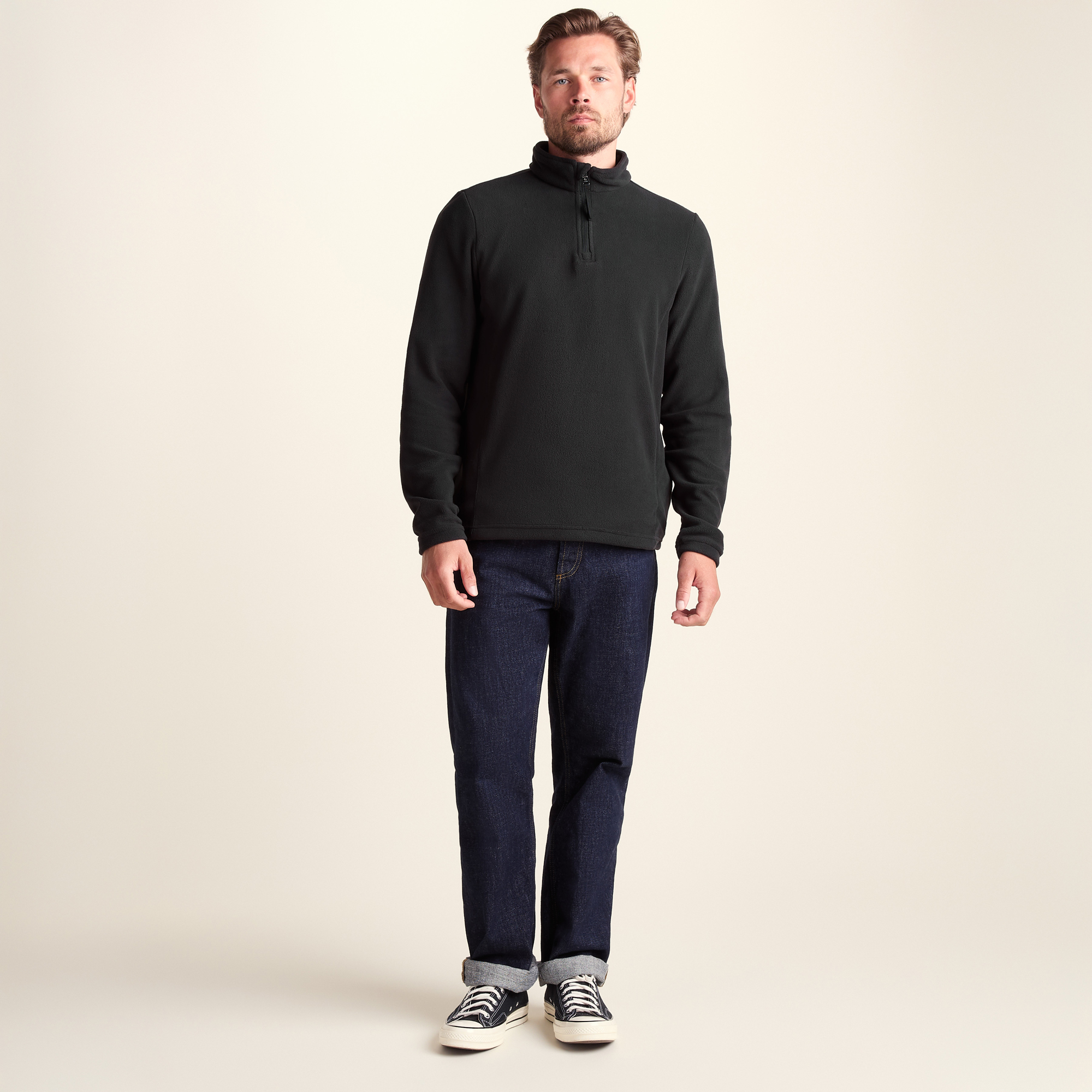TOG24 Revive Mens Fleece Jacket Zip-Neck Pocket Lightweight Warm Anti Pill - Image 2
