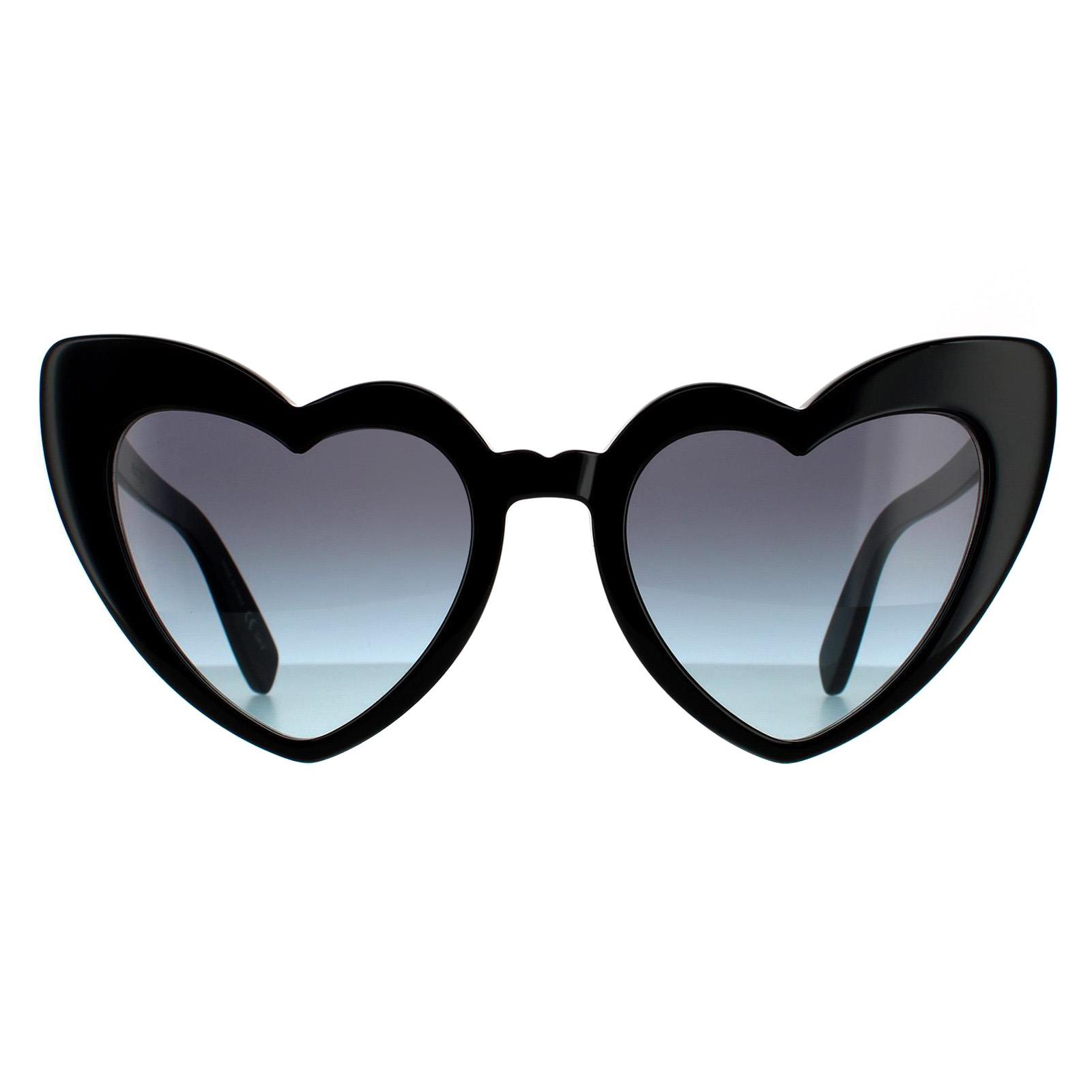 Thumbnail - Saint Laurent Cat Eye Damen Schwarz Blau Gradient Sonnenbrille