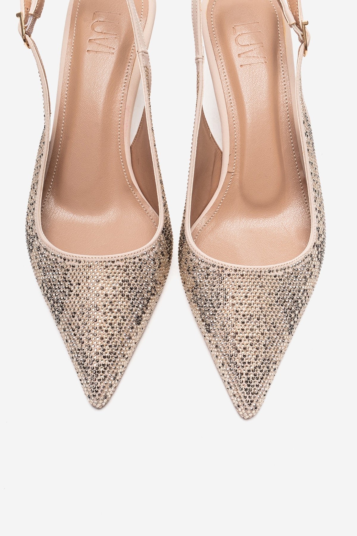Nella Dekorerad Slingback Spetsig Tå Pump (Dam) 2