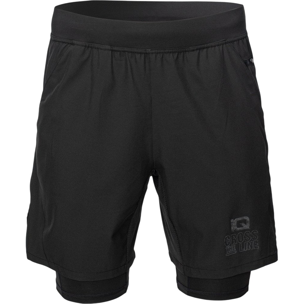 IQ Heren Welby Logo Shorts (Zwart)