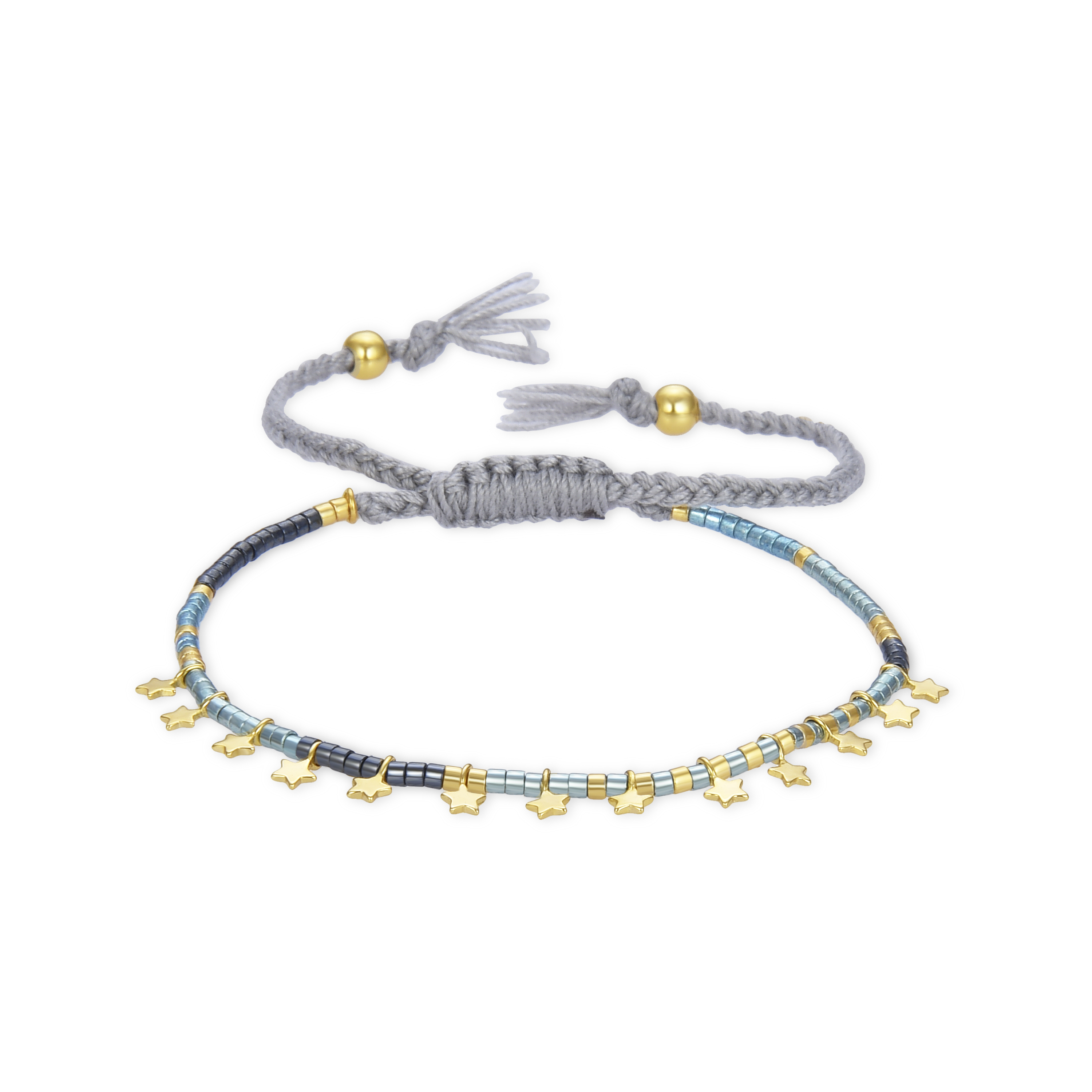 Sterling Silver 925 armband med 18K gult guld Muh