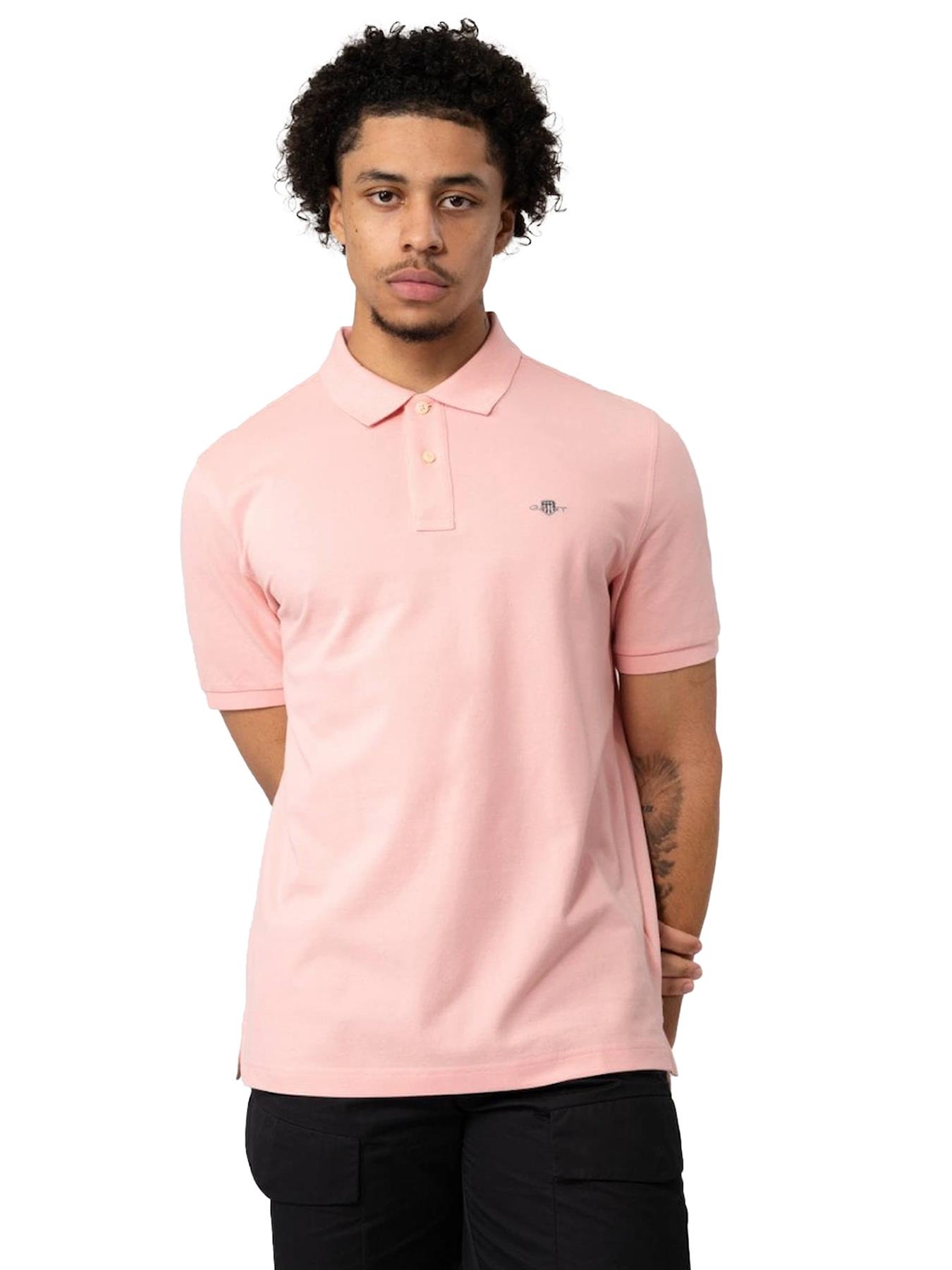 Gant heren poloshirt met korte mouwen in piqué