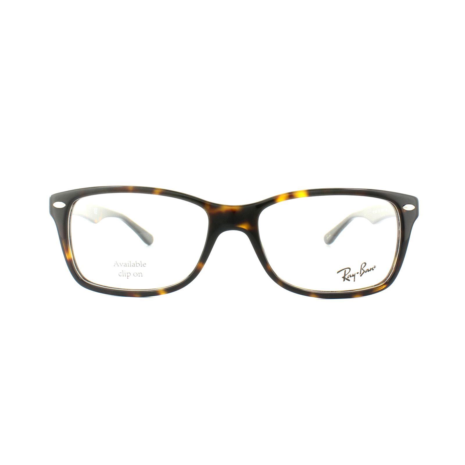 Thumbnail - Ray-Ban Brillenfassung 5228 2012 Dunkles Havanna 53mm