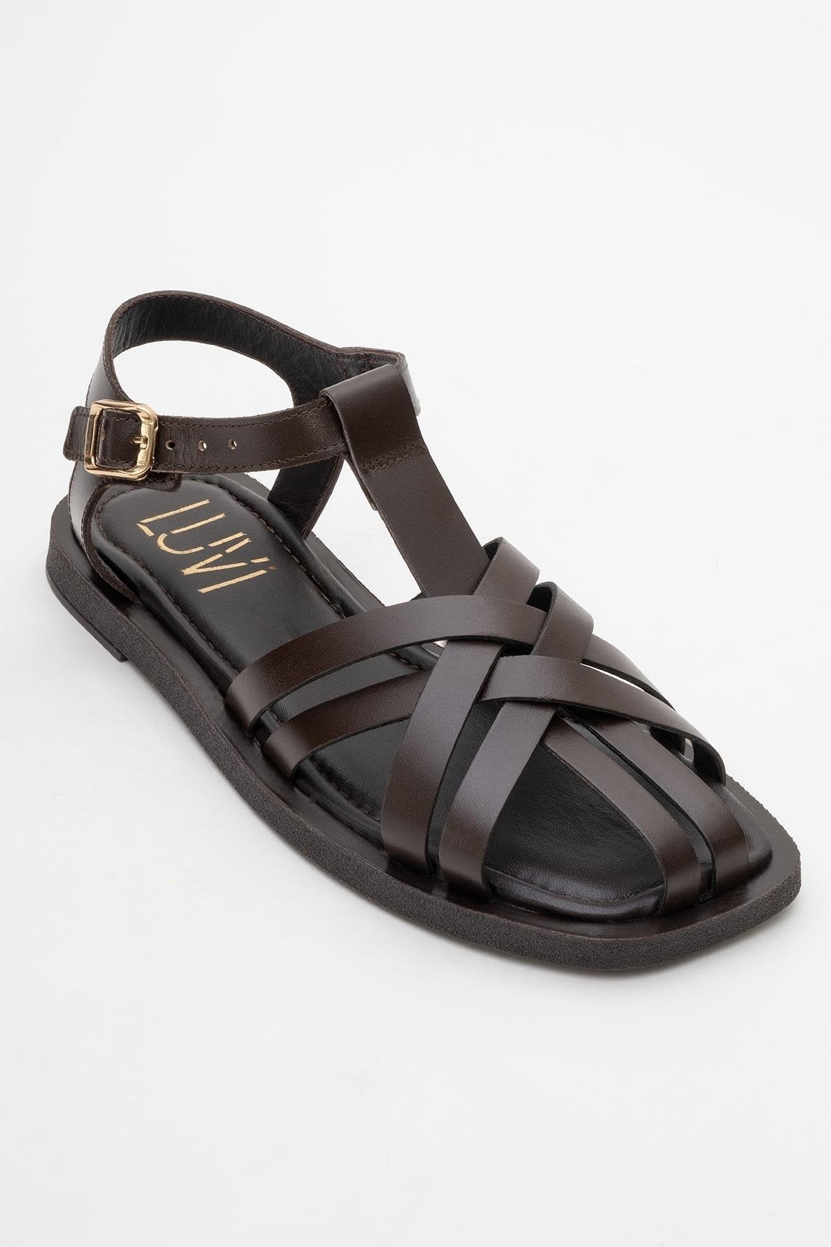 Andres Läder Sandal (Women)