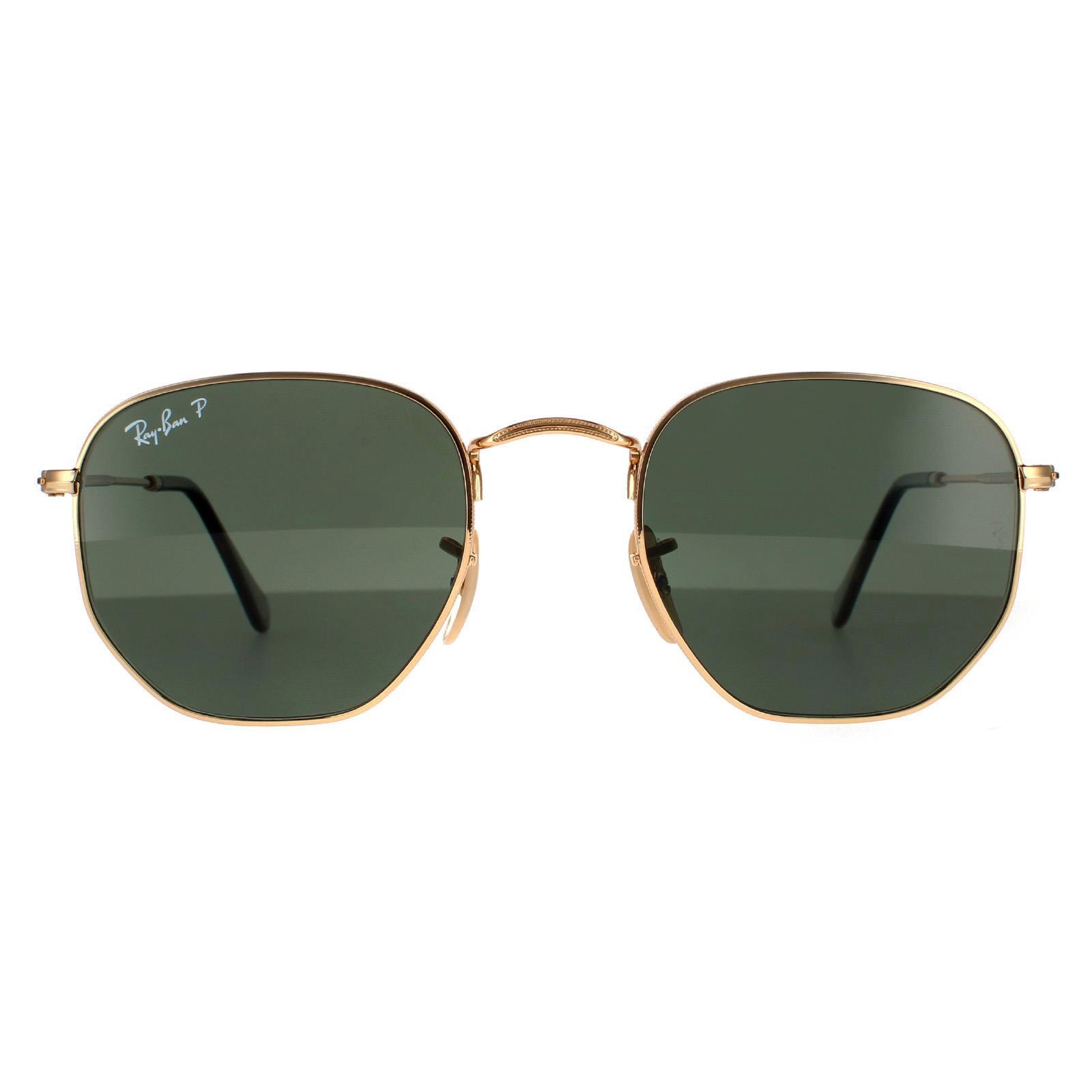 Ray-Ban , Sunglasses, Unisex, Yellow, 51 Mm, Hexagonal Sunglasses - Image 8