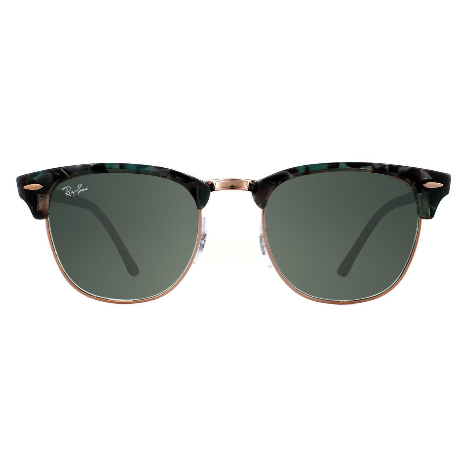 Thumbnail - Ray-Ban Sonnenbrille Clubmaster 3016 125571 Spotted Grau Grün Dunkelgrau Gradient