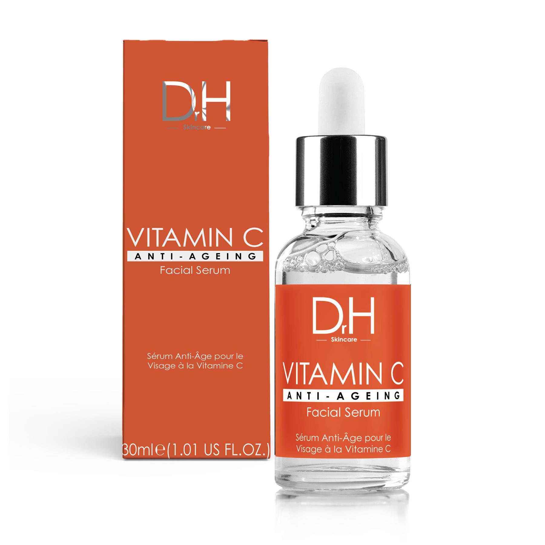 Dr H Women's White Anti-Ageing Vitamin C Facial Serum In 30Ml - Image 4