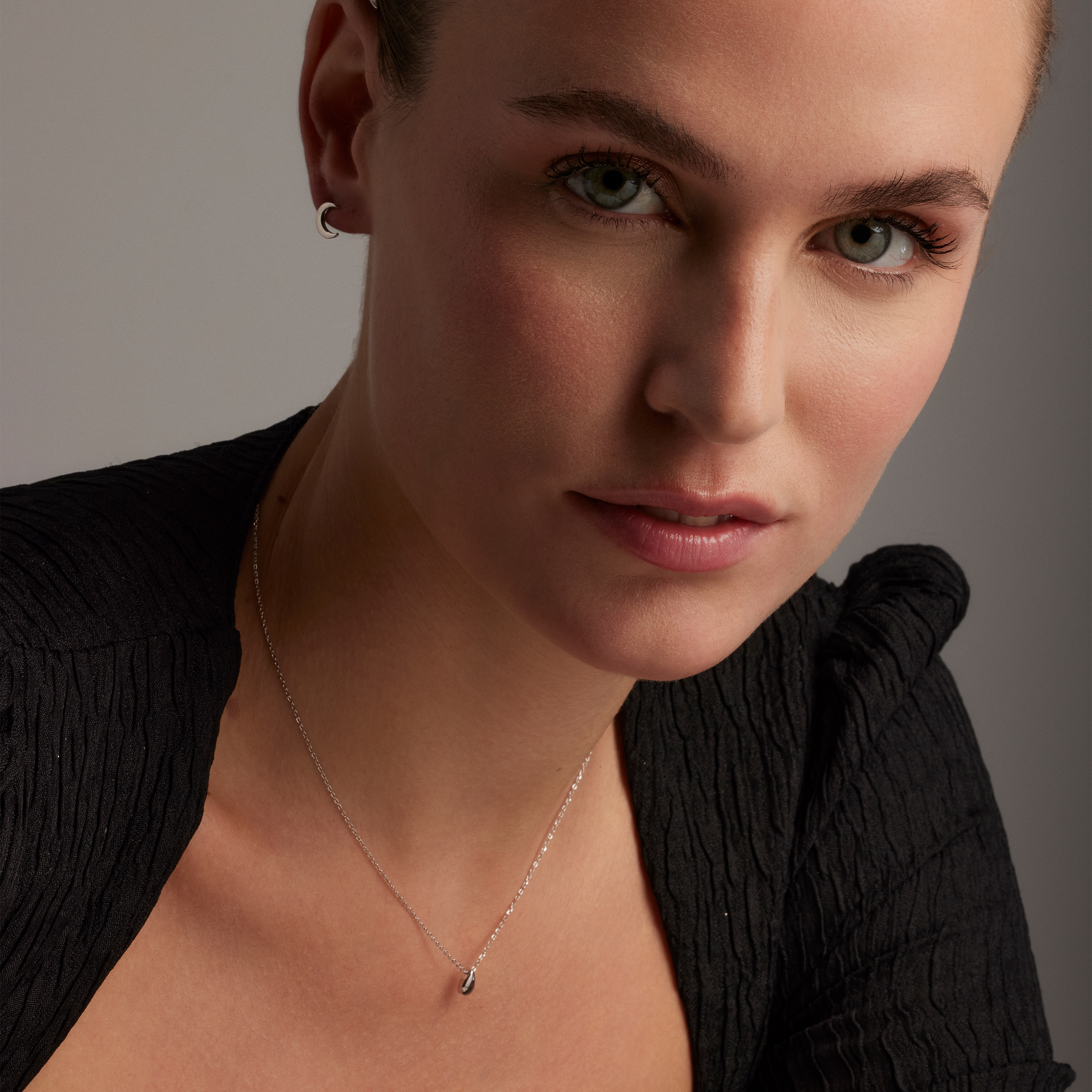 Luxenter Halsband heshi tillverkat av sterling silver 925 rodiumpläterad yta dam – bild 2