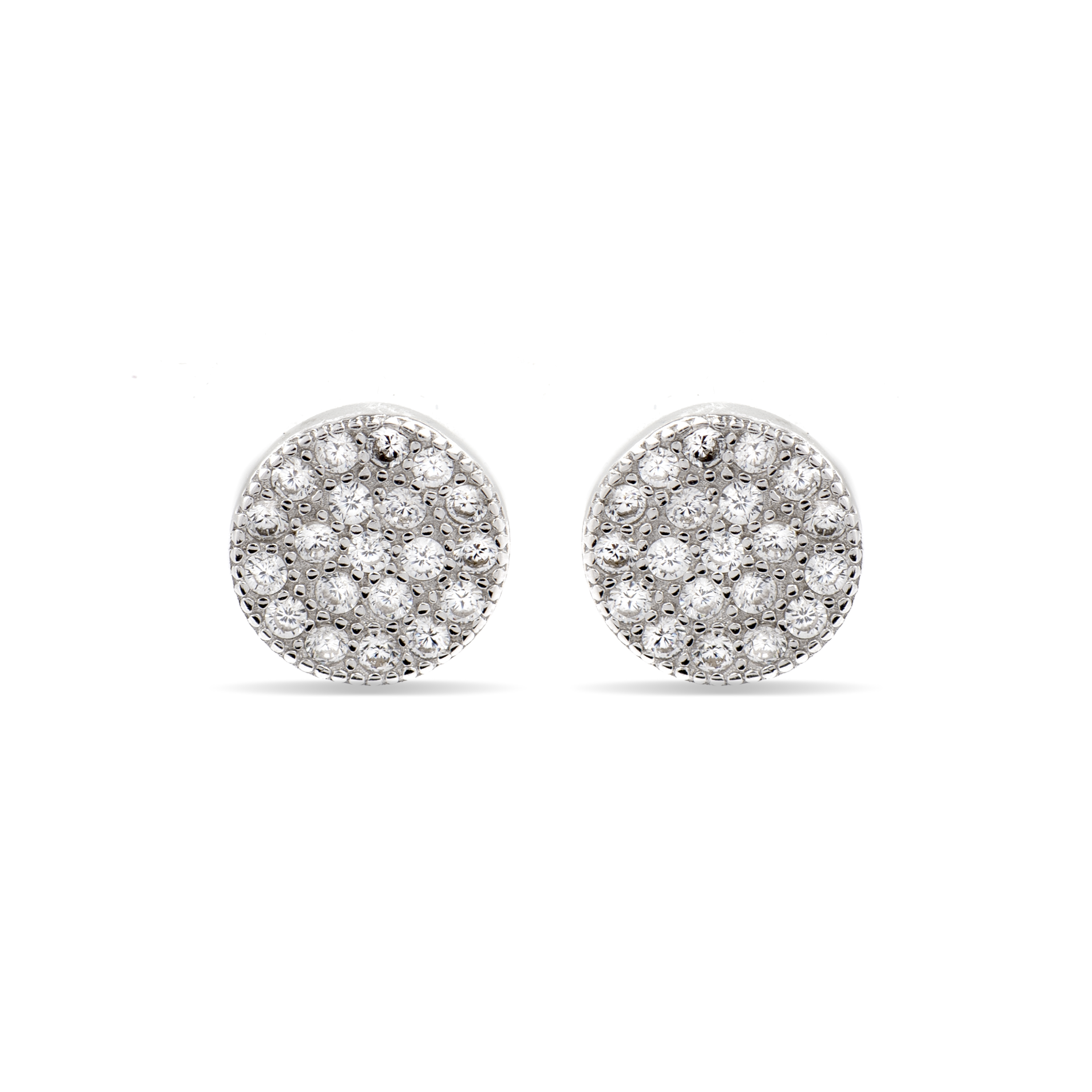 Luxenter zasa-örhängen i 925 sterling silver och rodiumpläterade zirkoner