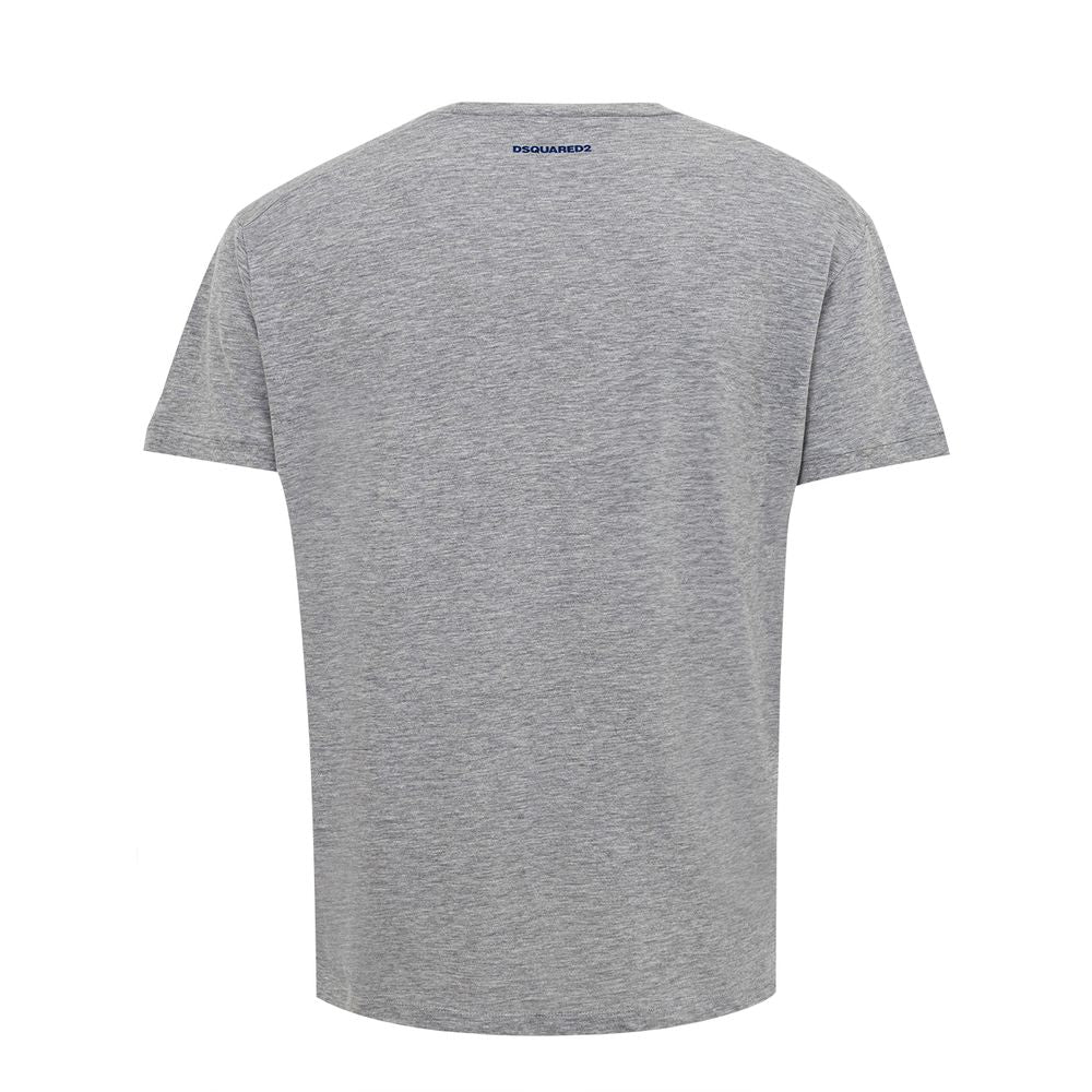 Dsquared2 Grå T-shirt i bomull dam – bild 3