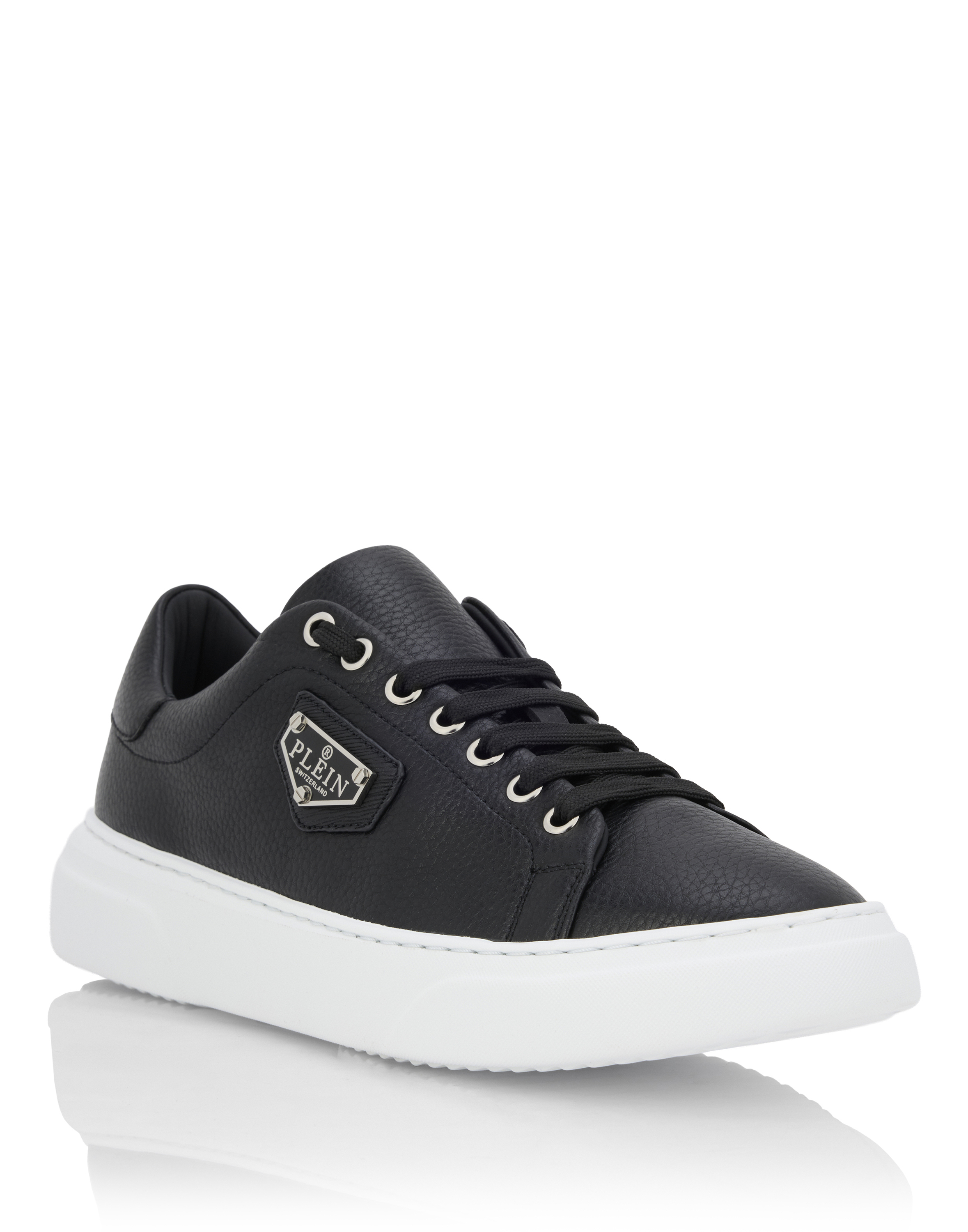Läder Lo-Top Sneakers Iconic Plein