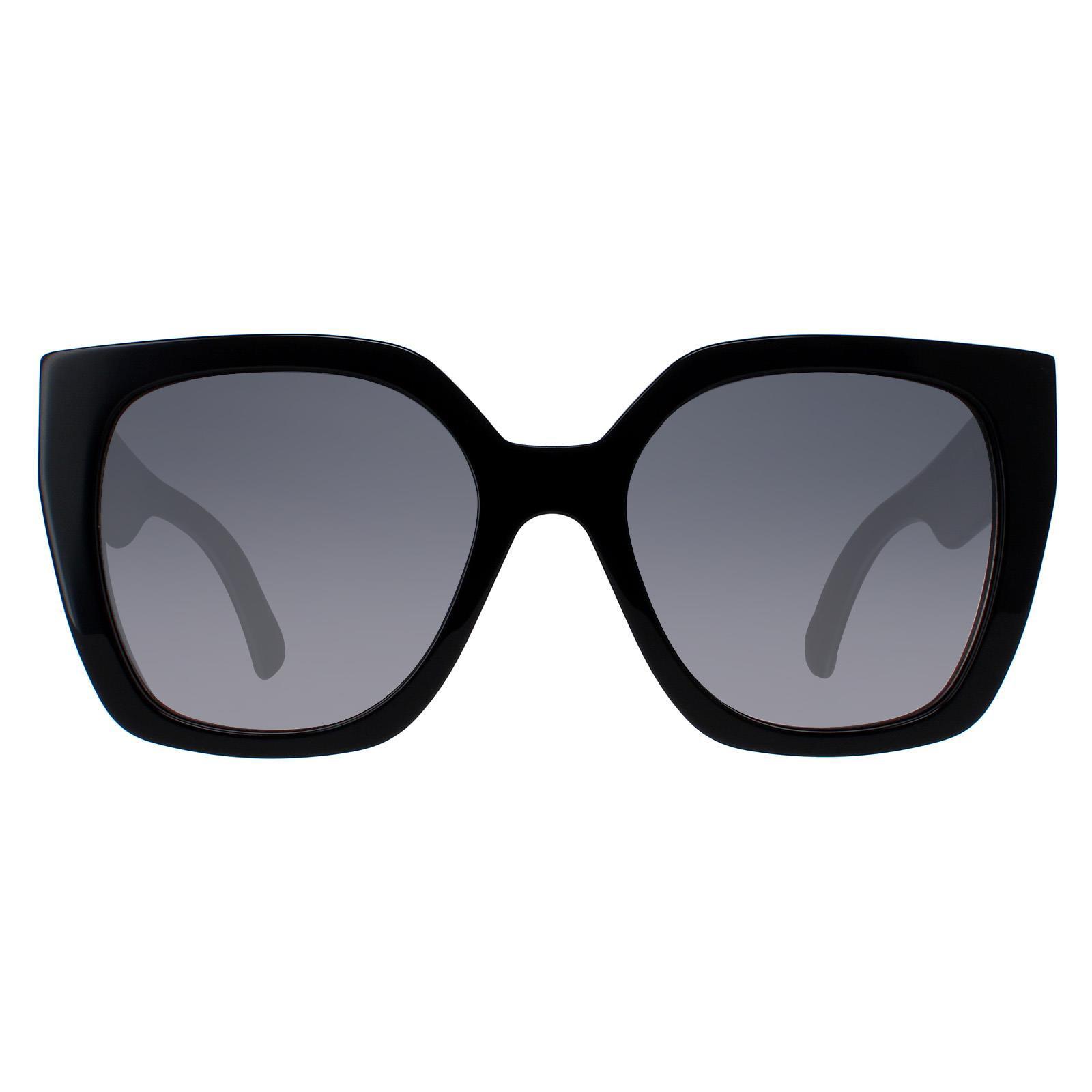 Thumbnail - Gucci Square Womens Schwarz Grau Gradient GG1300S