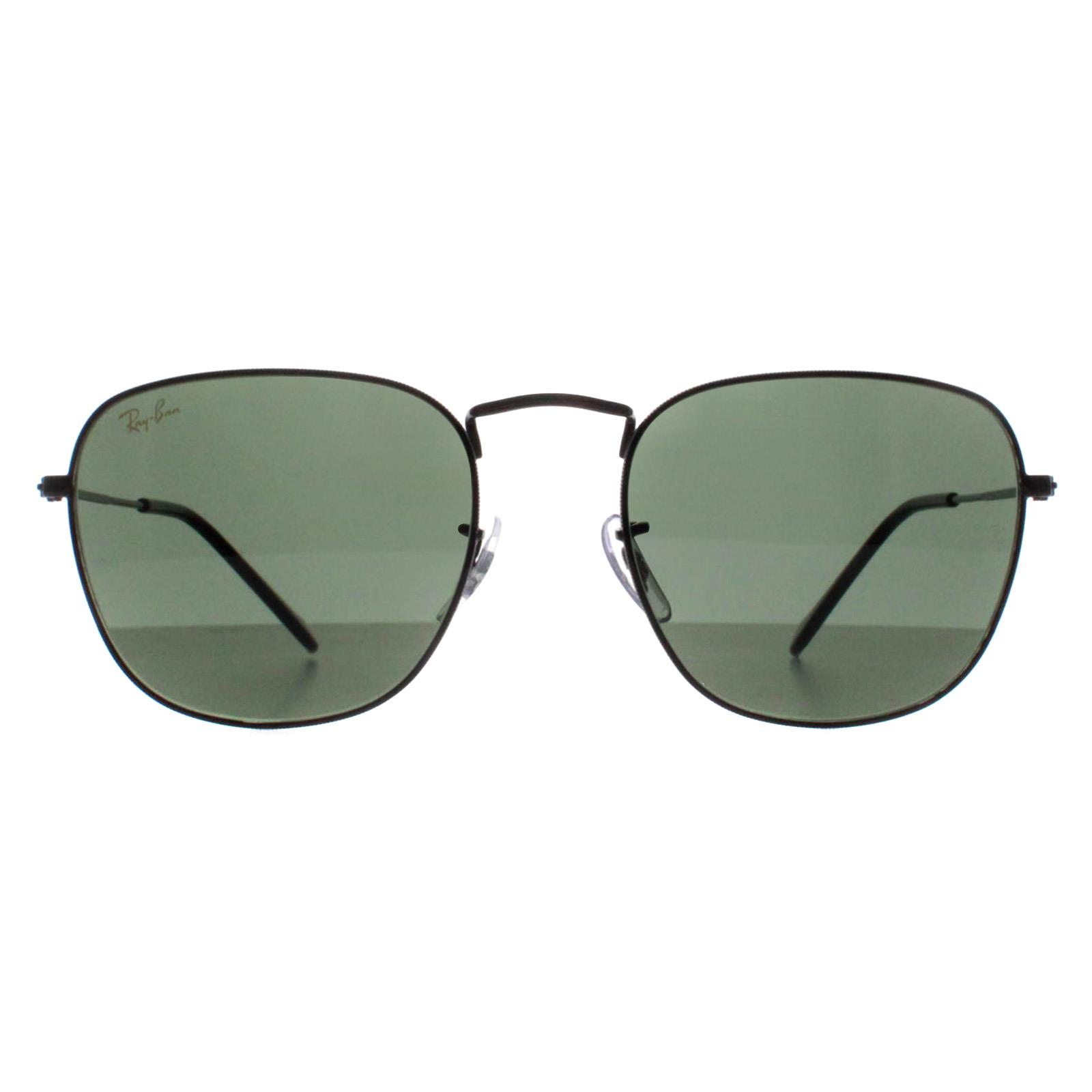 Thumbnail - Ray-Ban Square Unisex Schwarz G-15 Grün RB3857 Frank