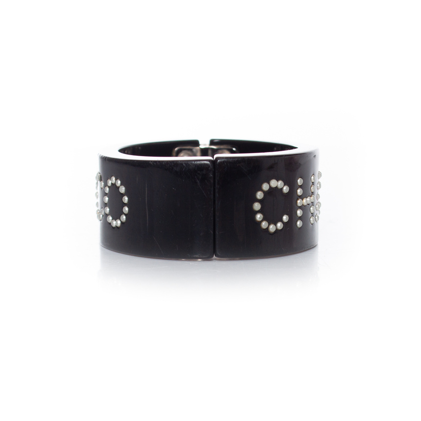 Chanel Pre-owned Chanel Coco Chanel armband med nitar och spänne dam – bild 2