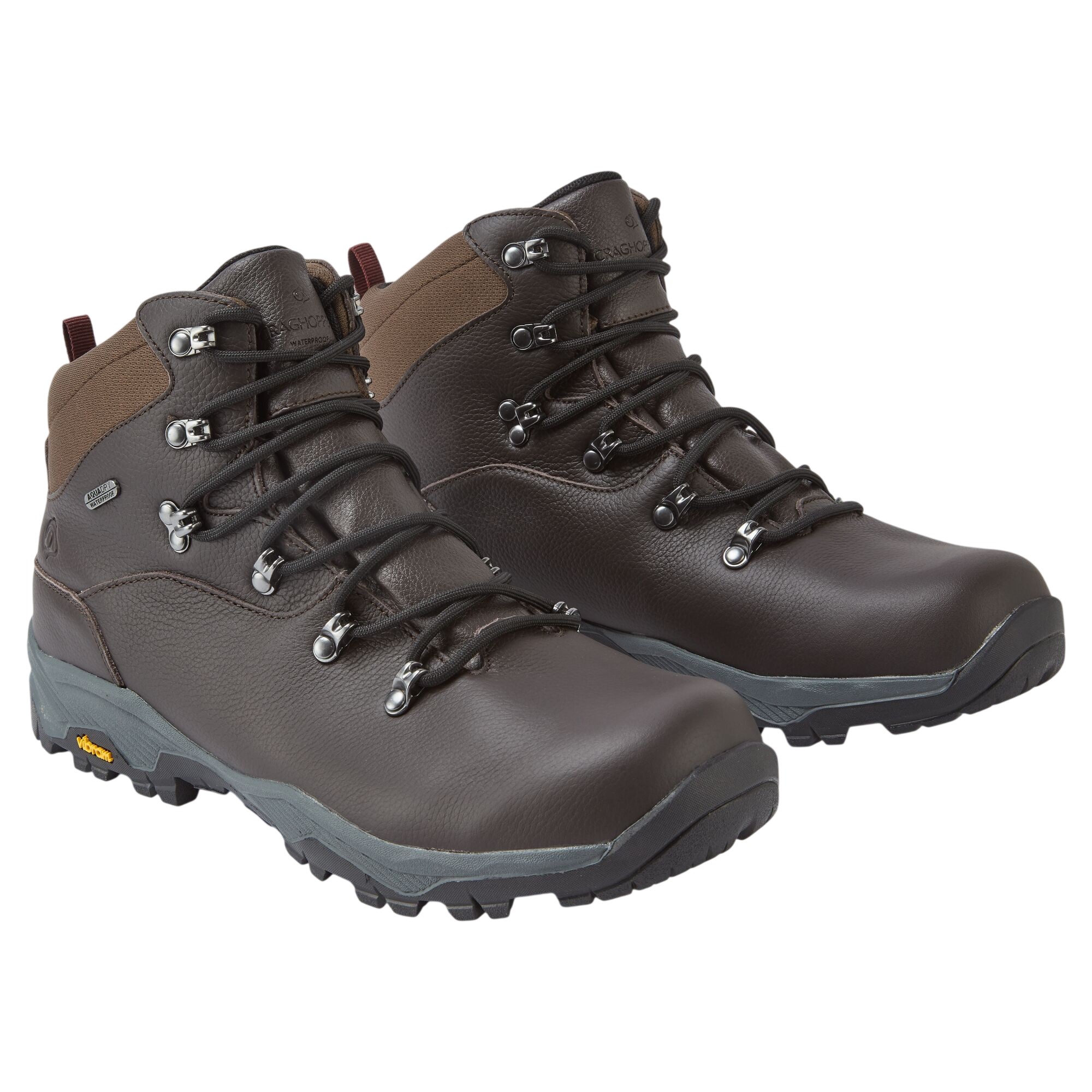Craghoppers Herr Lite NewHide Full Grain Läder Vandringskängor (Mocha) – bild 2
