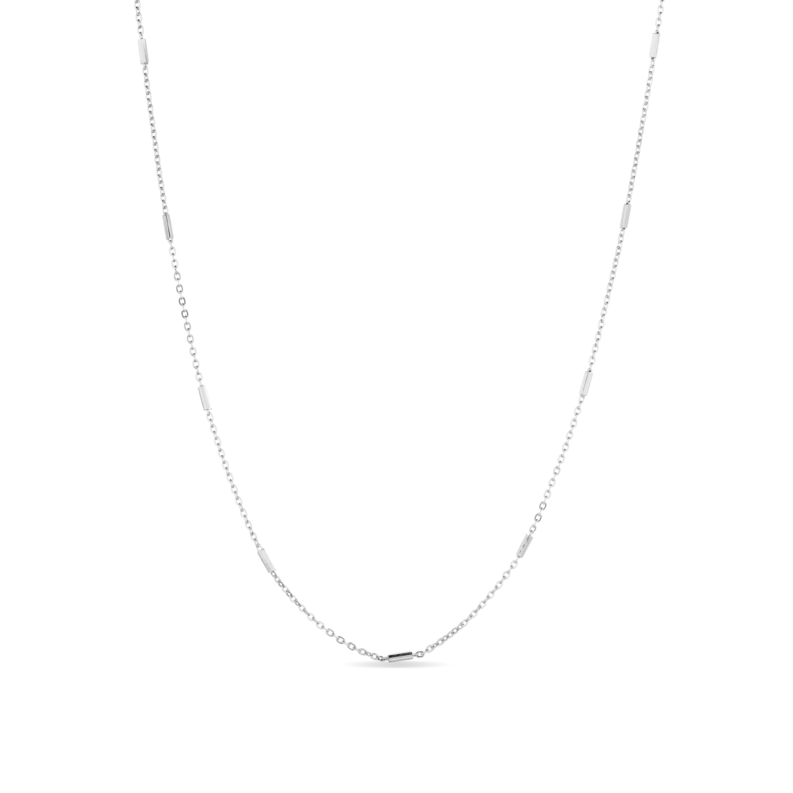 Sterling Silver 925 rodiumpläterat halsband Tartes