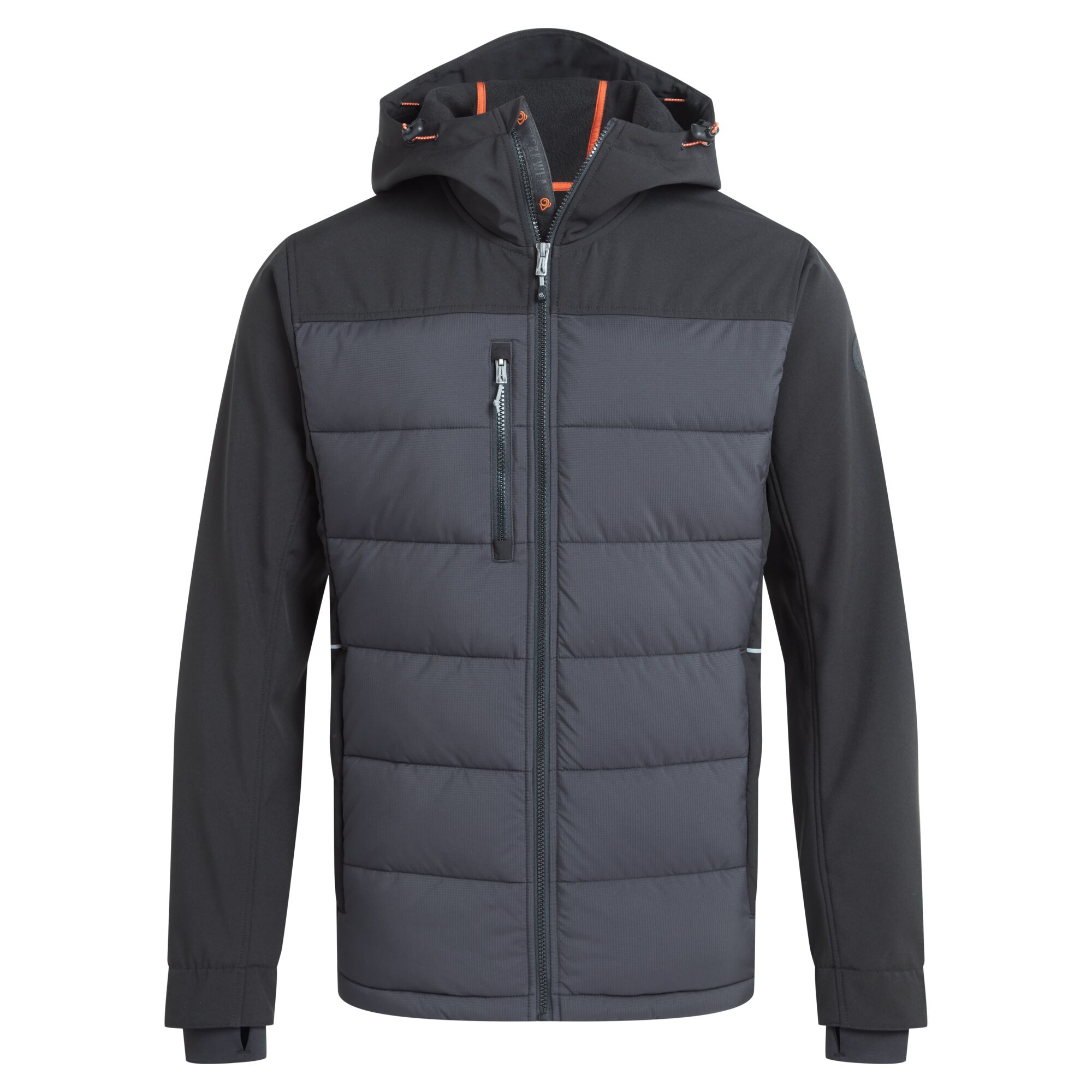 Craghoppers Herr Castleford Hybrid Jacka (Svart) – bild 2
