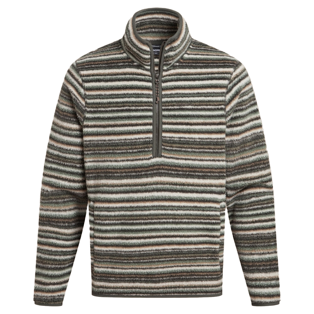 Craghoppers Herr Tatton II Kontrastrandig Fleece-Topp (Skogsgrön) – bild 2