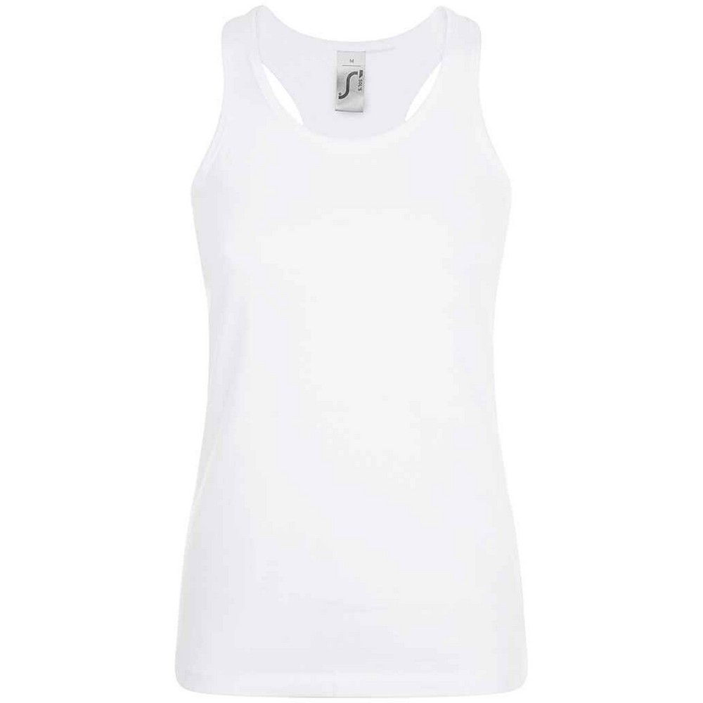 SOLS Dames/Dames Justin Tanktop (Wit)