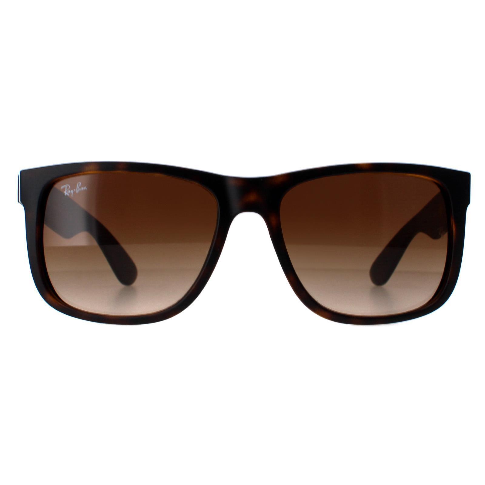 Ray-Ban Man Sunglass Justin Classic - Frame color: Havana, Lens color: Solid Color - Image 5
