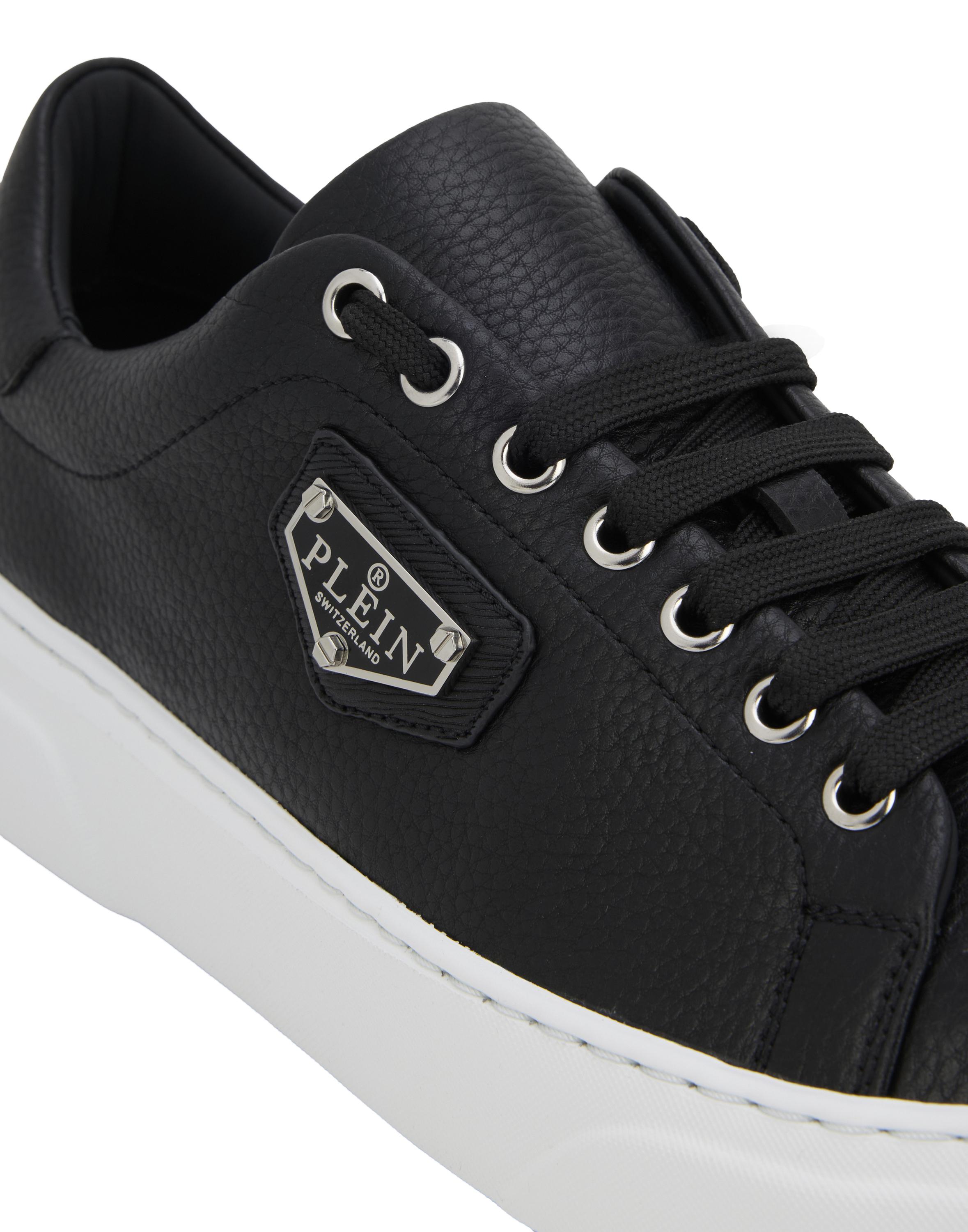 Philipp Plein Läder Lo-Top Sneakers Iconic Plein herr – bild 2