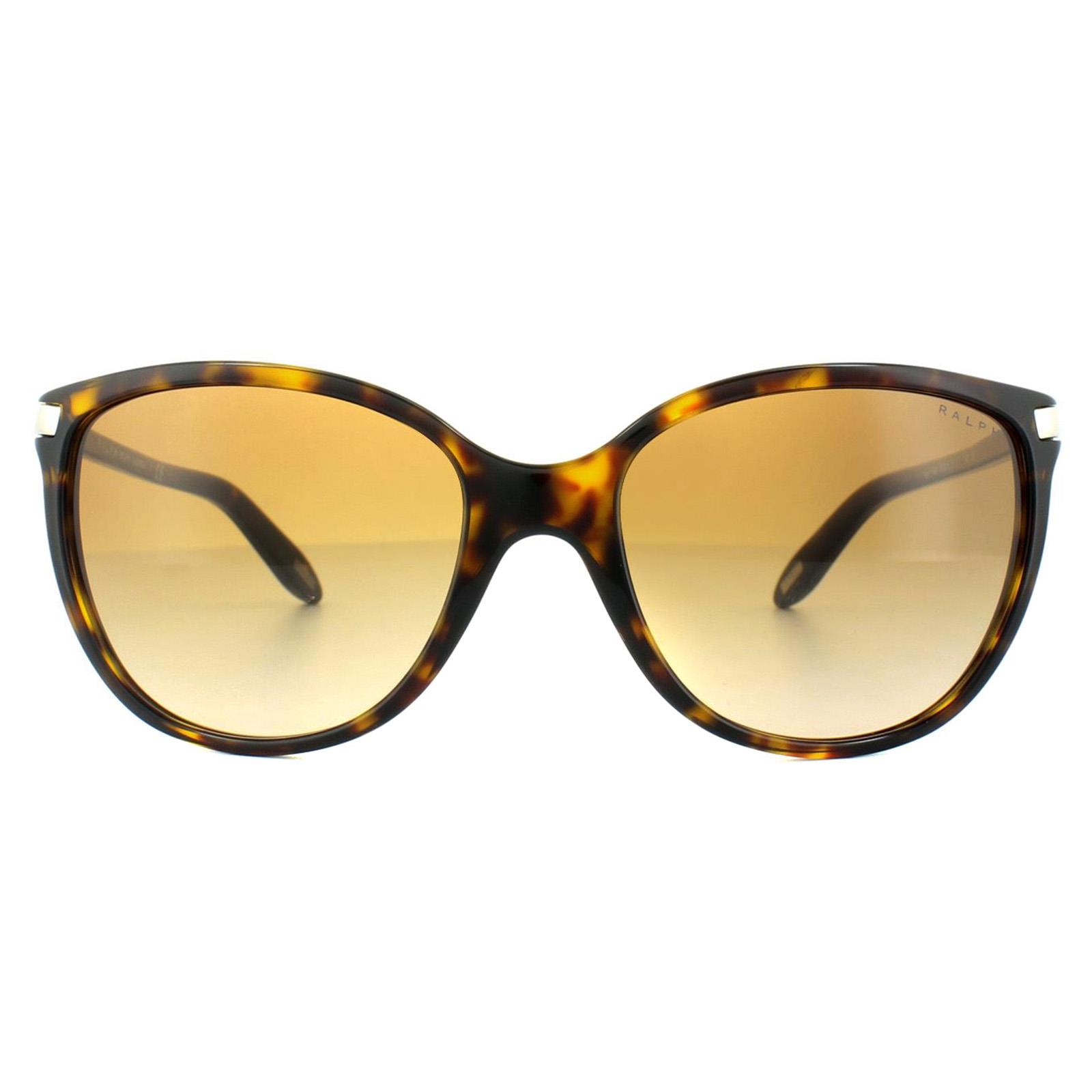Ralph by Ralph Lauren Cat Eye Dames Donker Tortoise Bruin Gradiënt Zonnebril