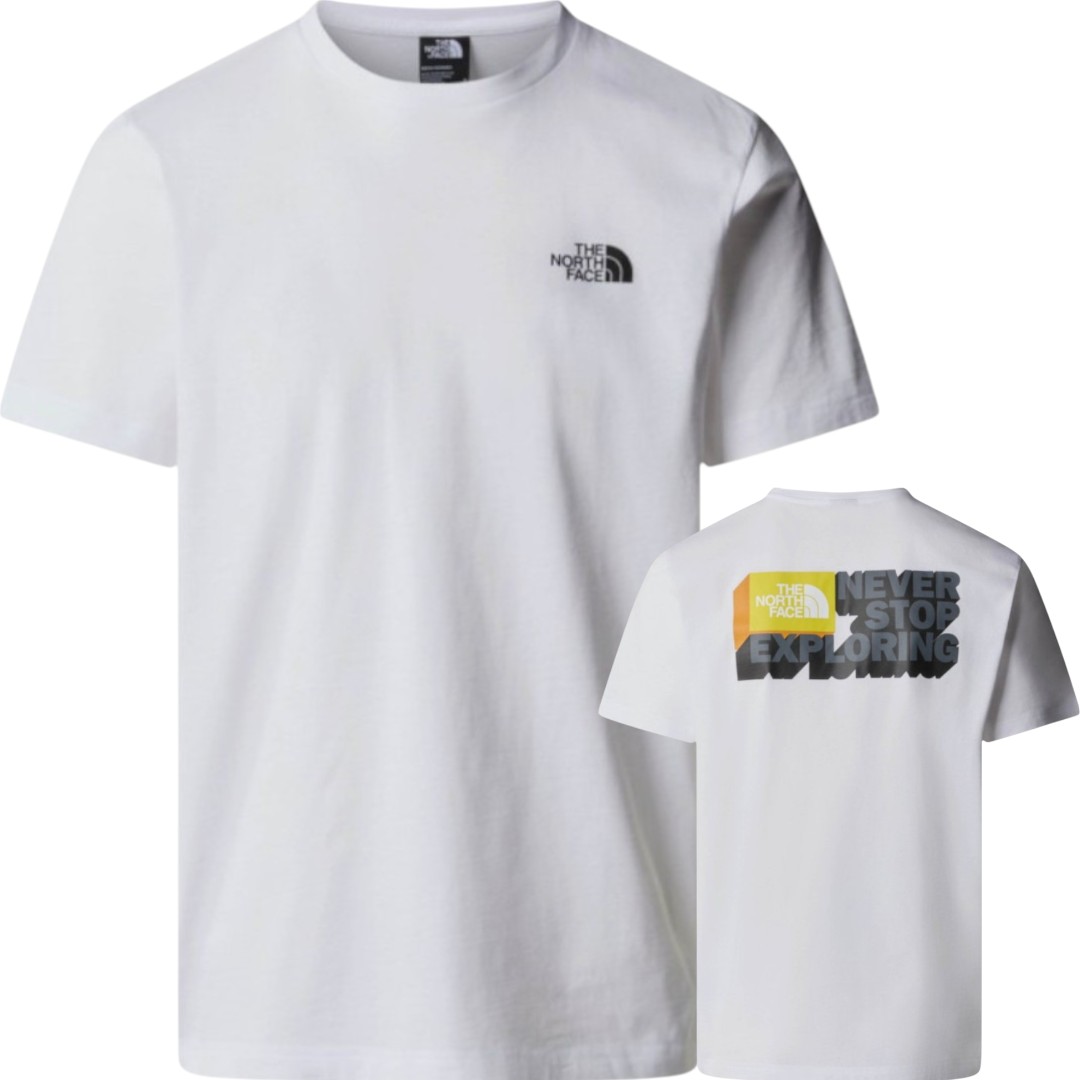 The North Face Men's SS NSE Graphic T-Shirt White