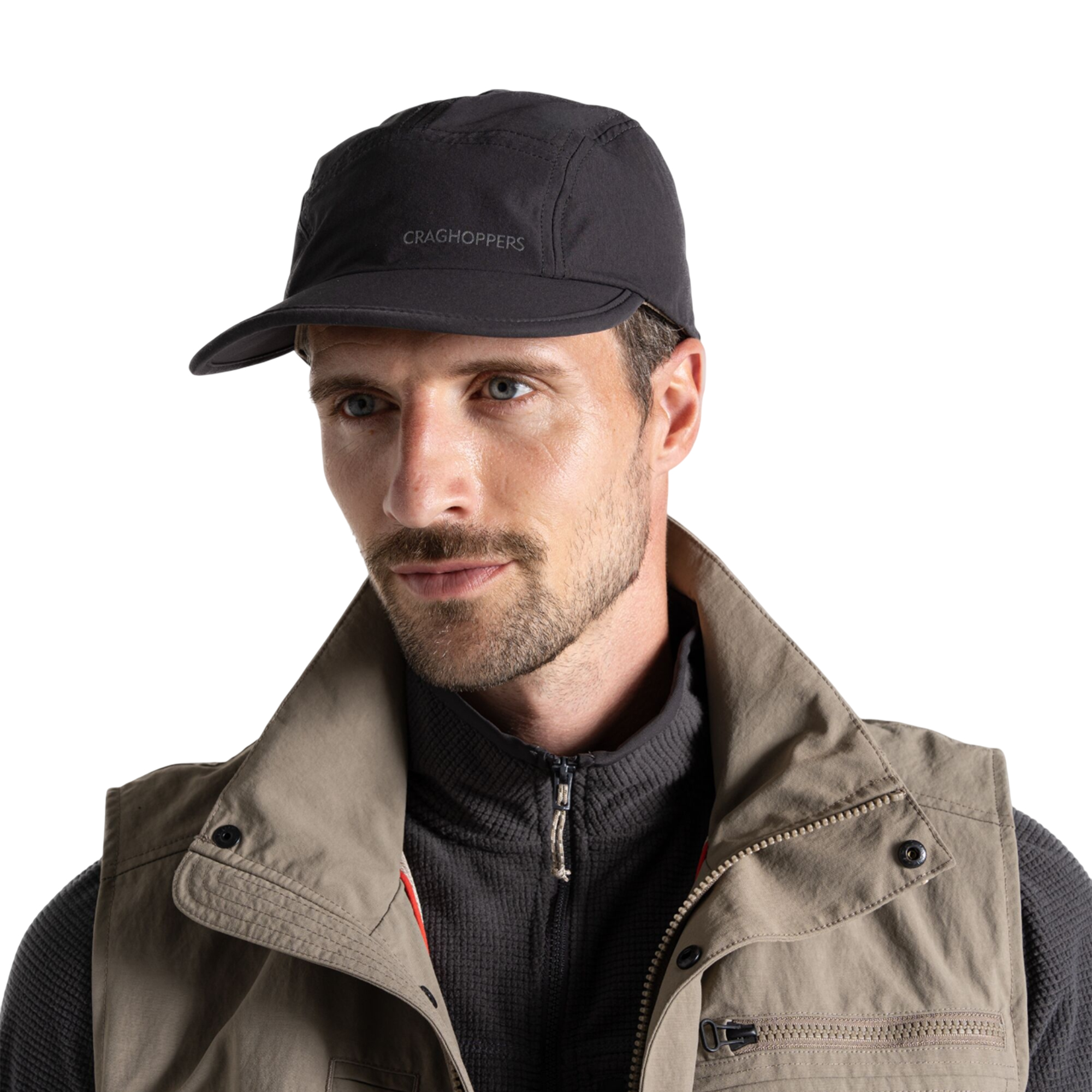 Craghoppers Unisex Vuxen Multi Active II Nosilife Basebollkeps (Svart Peppar)
